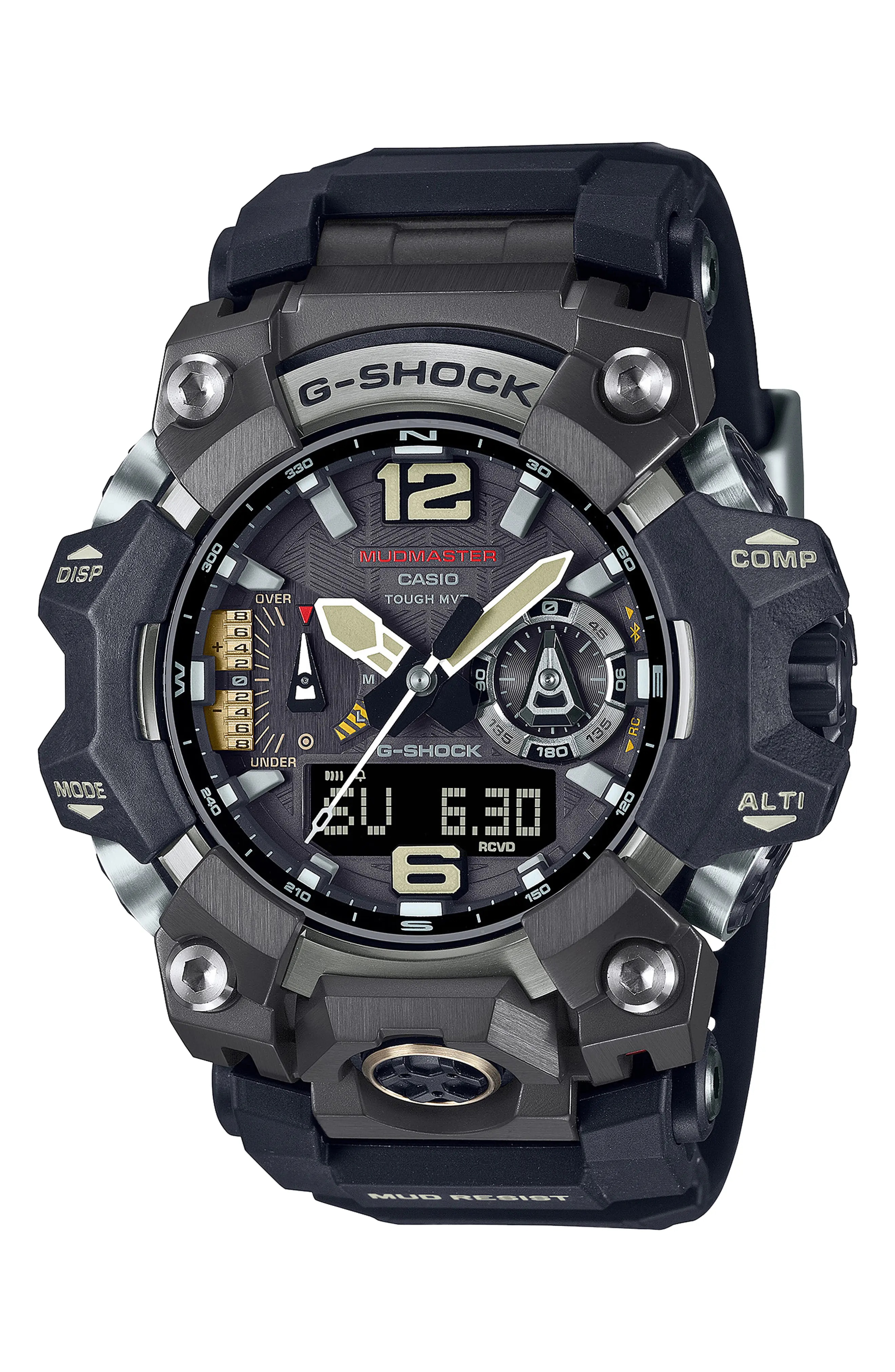 Master of G Mudmaster Resin Casio Ana-Digi Watch, 58.7mm - 1