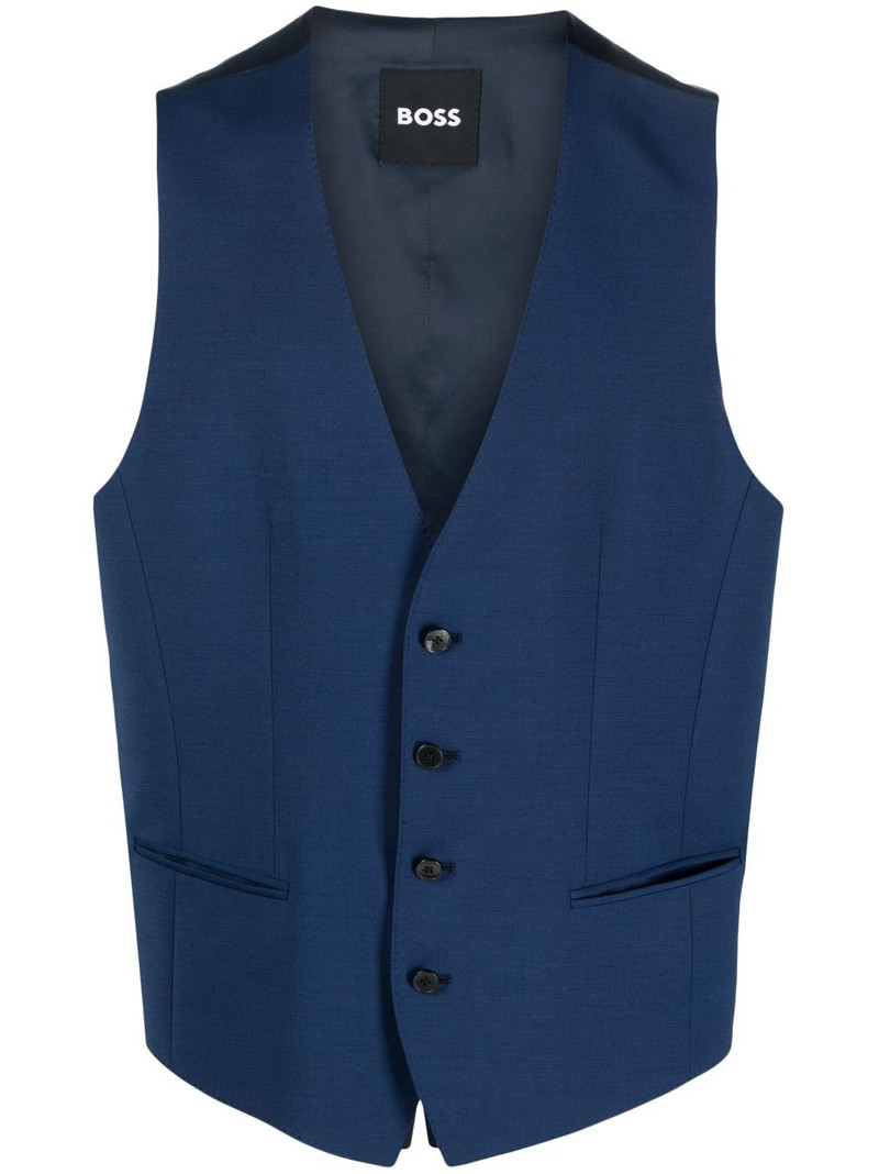 single-breasted buttoned waistcoat 1