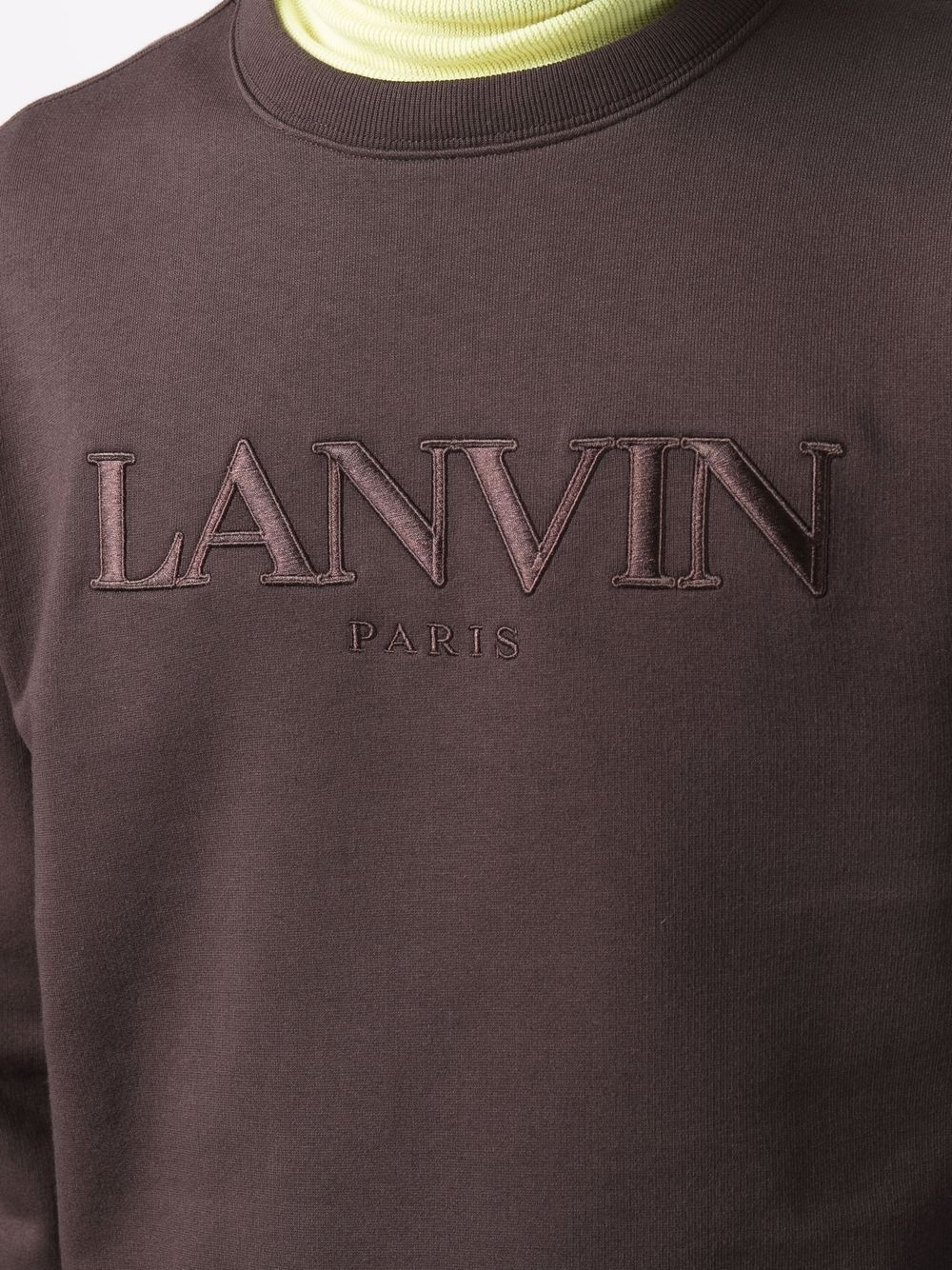 logo-embroidered crew-neck sweatshirt - 5