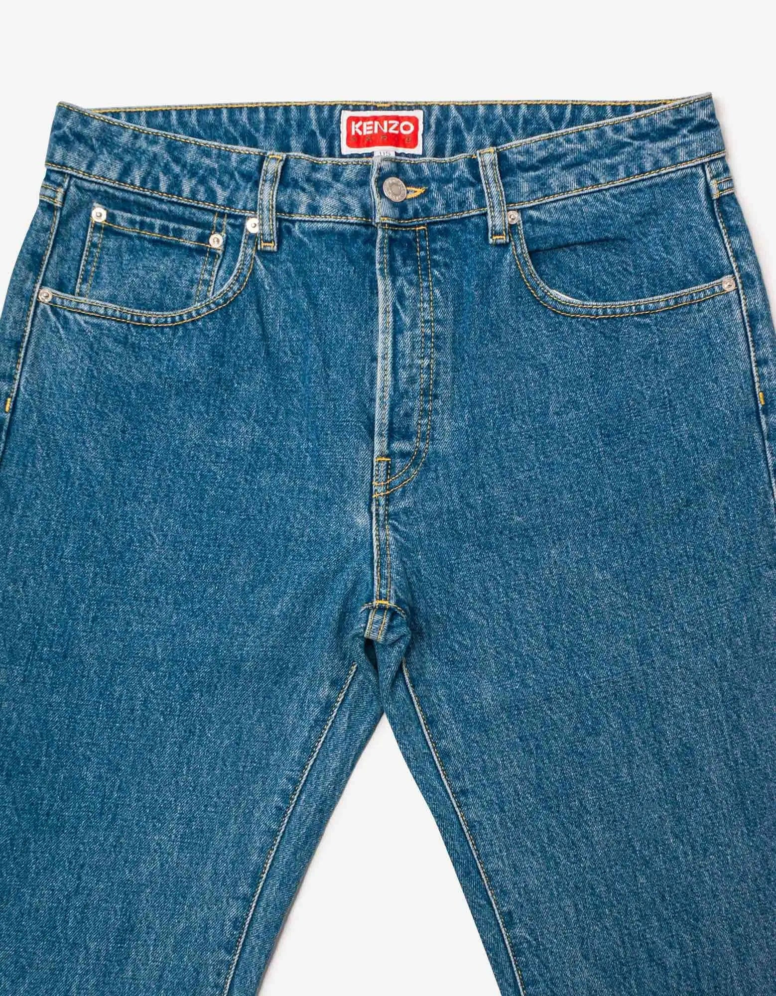 Kenzo Light Blue Bara Slim Fit Jeans - 3