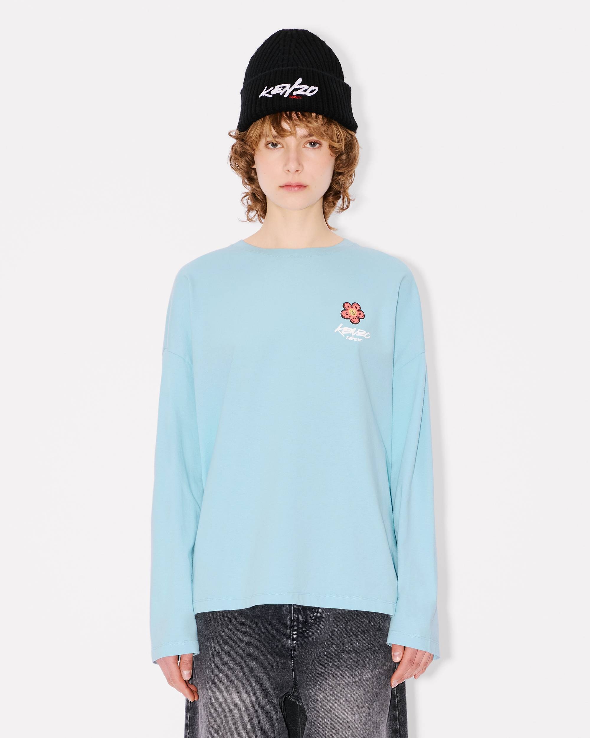 'Kenzo x Futura 2000' loose long sleeve T-shirt in cotton - 3