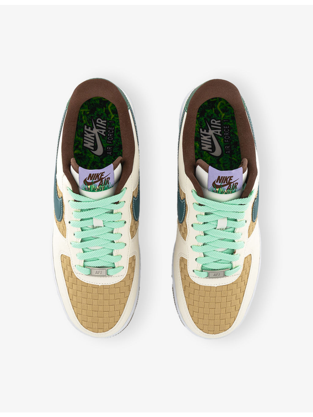 Air Force 1 Retro Low Low-Top Leather Trainers - 2