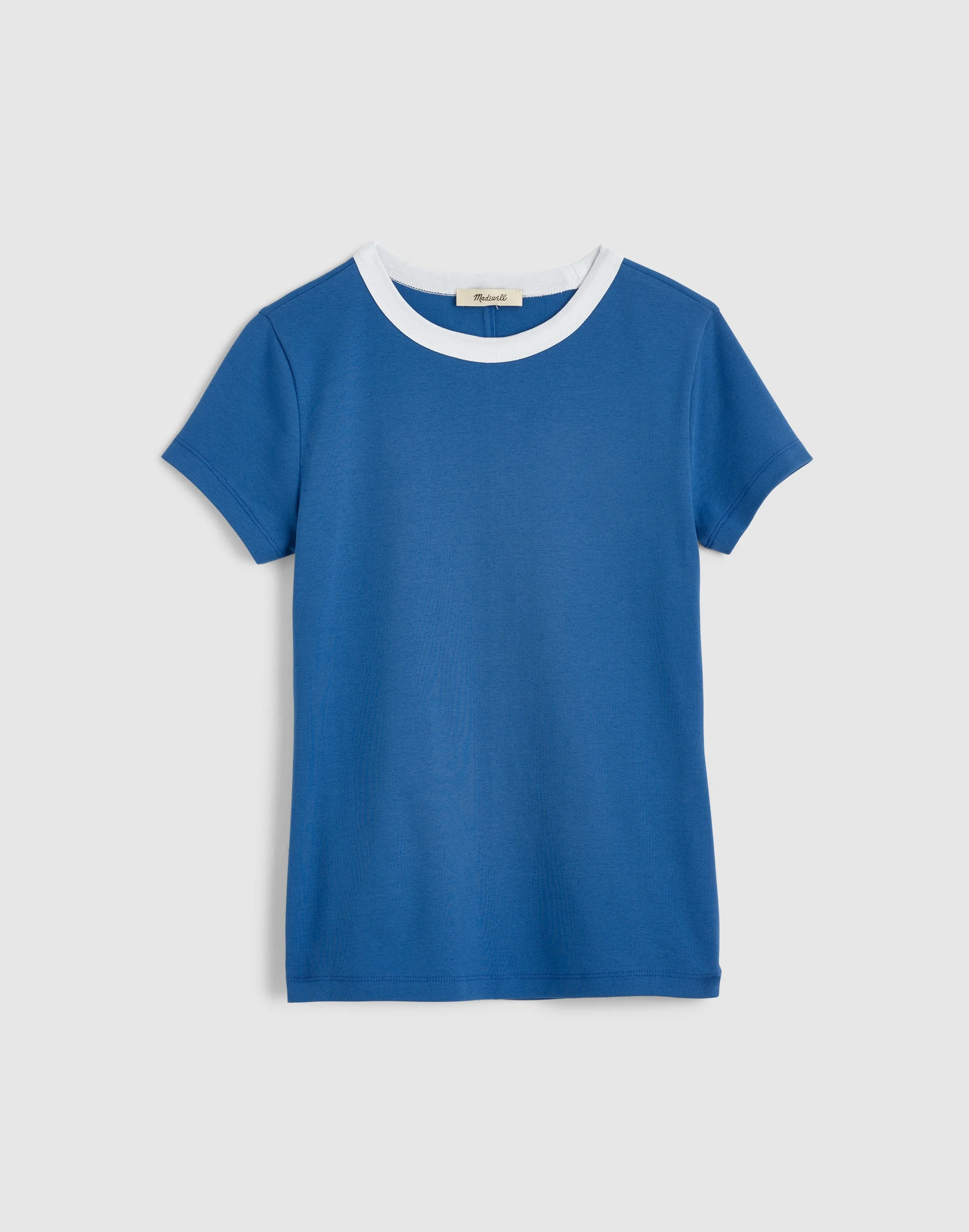 The '90s Crewneck Tee in Compact Cotton - 1