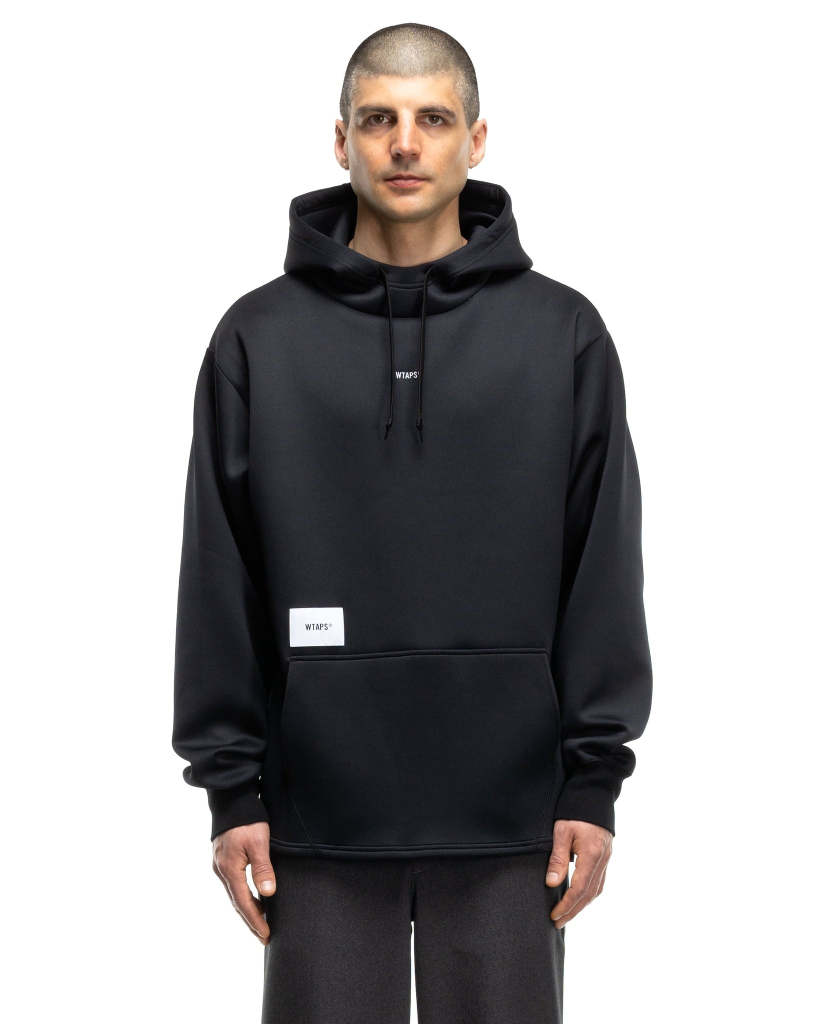 WTAPS Seal Hoodie Black | slamjam | REVERSIBLE