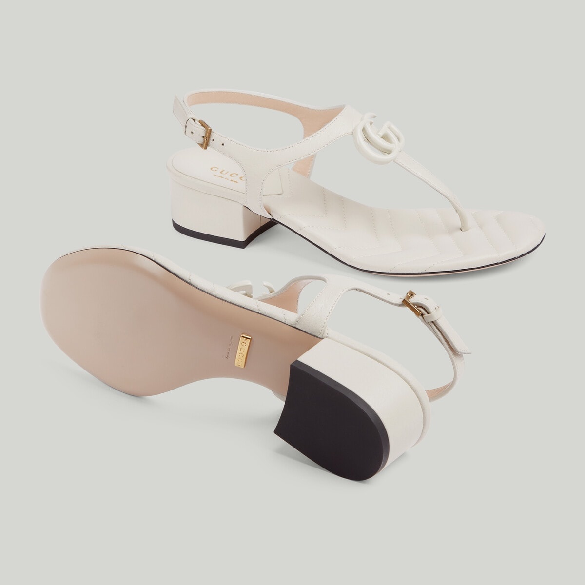 Women's Double G thong sandal - 5