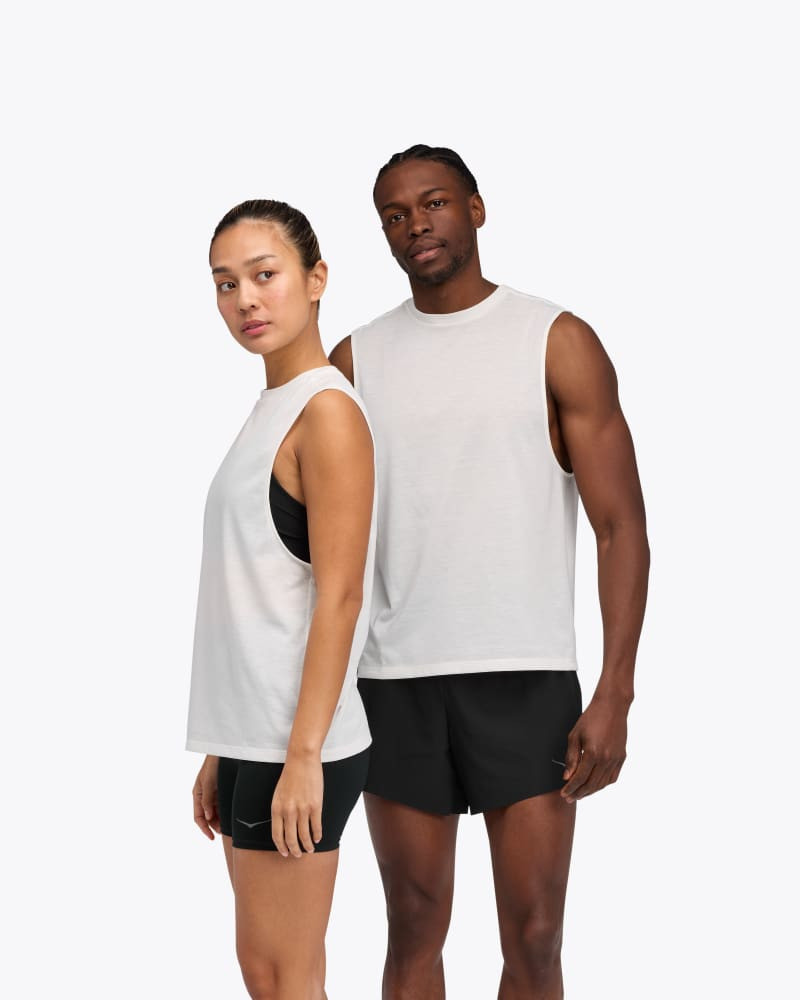 GlideTech Sleeveless Shirt in White 1