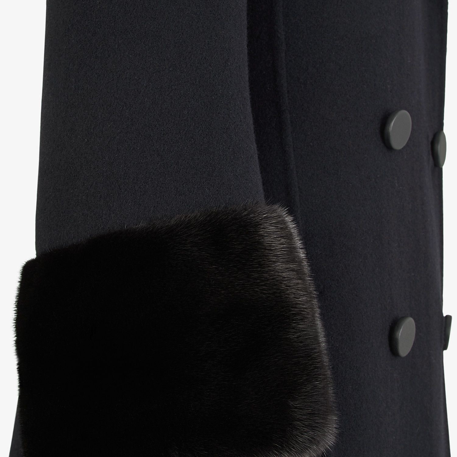 Black wool coat - 3