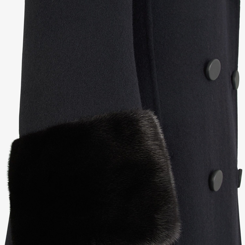 Black wool coat 3