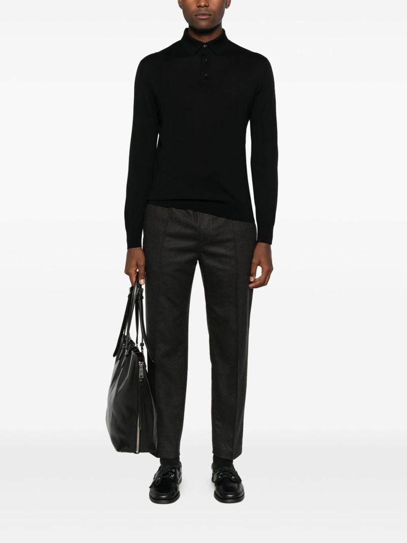 ZEGNA long sleeve polo shirt outlook