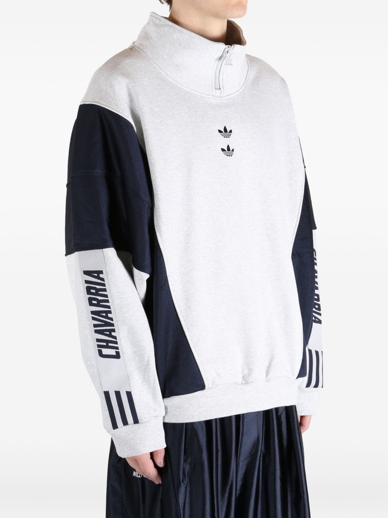 adidas x Willy Chavarria Watsonville mock-neck sweatshirt outlook