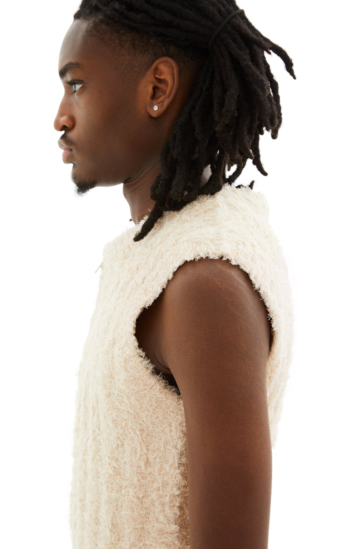 RATTY ZIP-UP GILET (BUTTERMILK) - 4