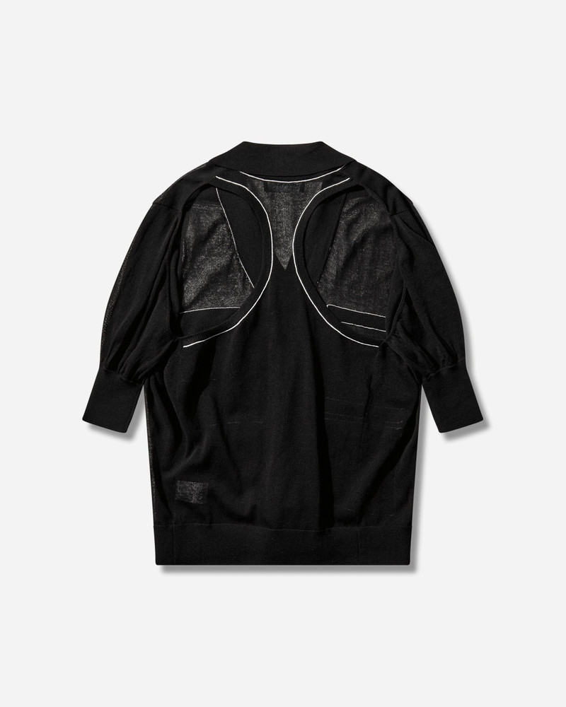 Kiko Kostadinov Women's Kreiner Knit Polo Black outlook