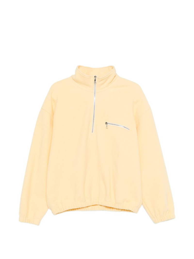 zip-fastening pocket sweatshirt 1