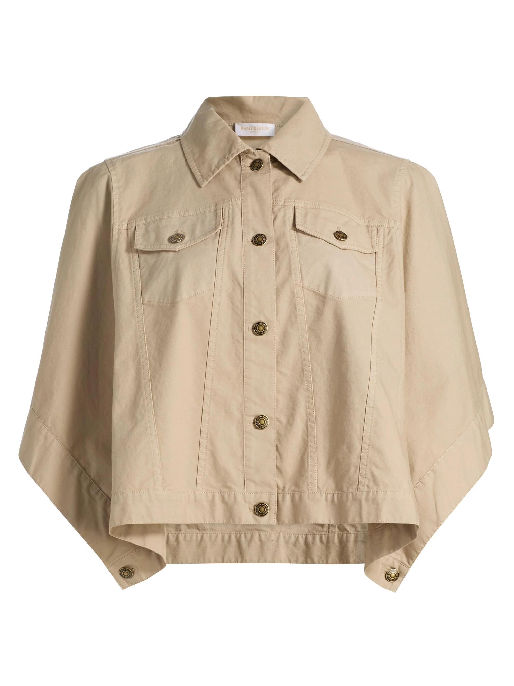 Women's Beatrice Capelet Jacket - Sandstone - 1