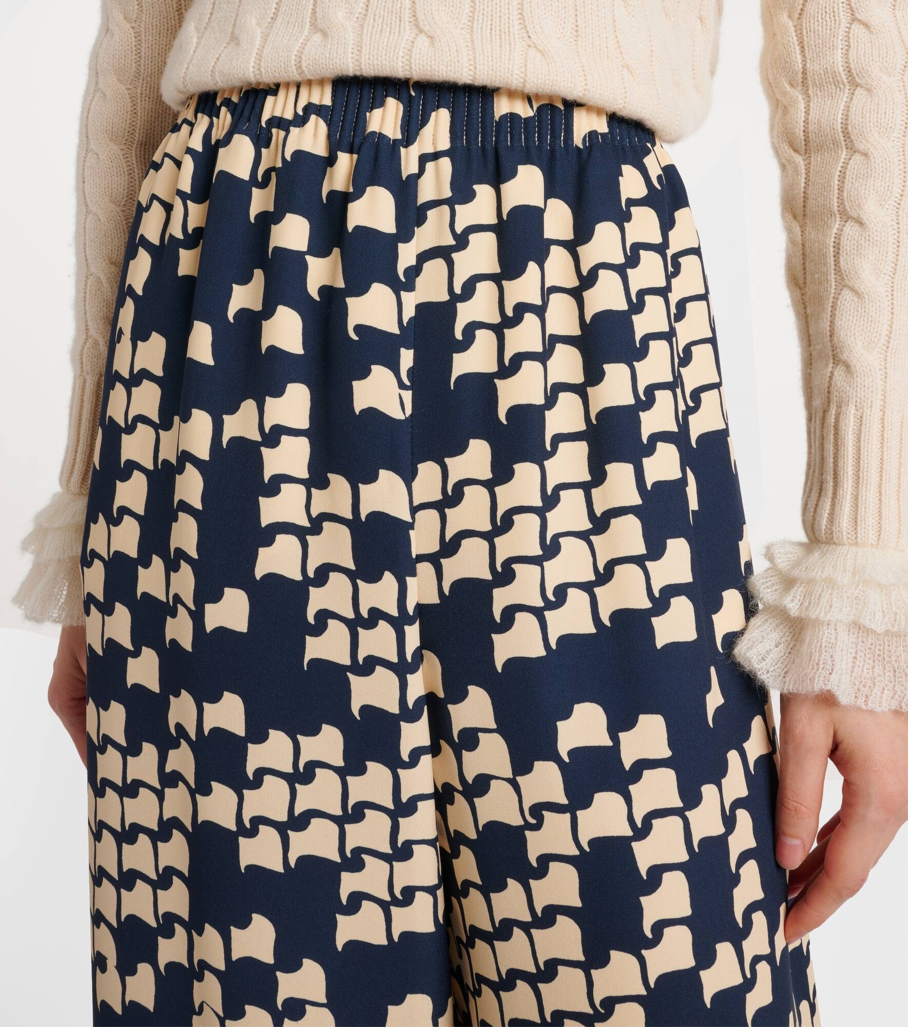 Cady Couture printed wide-leg pants - 4
