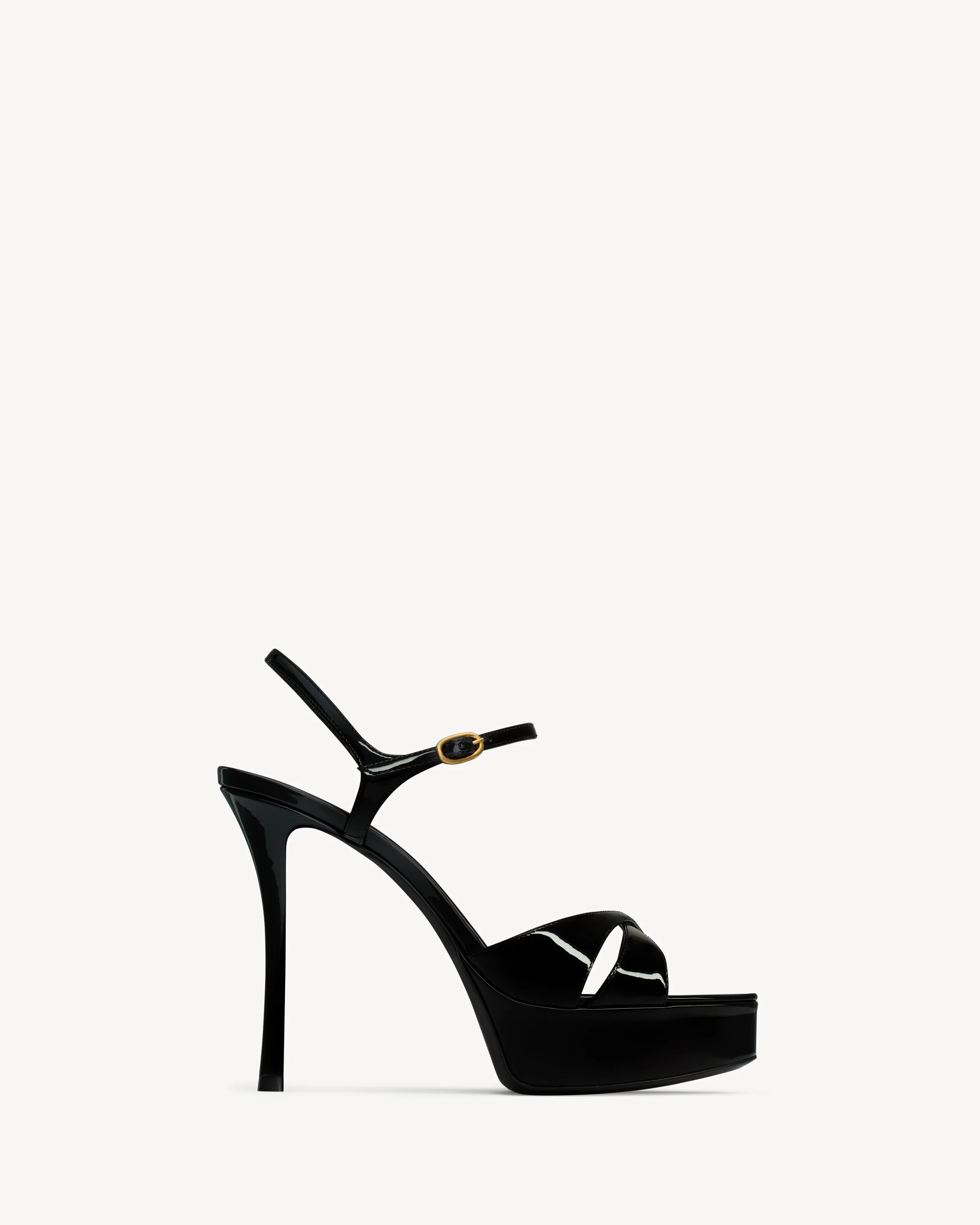 DEBBIE PLATFORM SANDALS IN PATENT LEATHER - 1