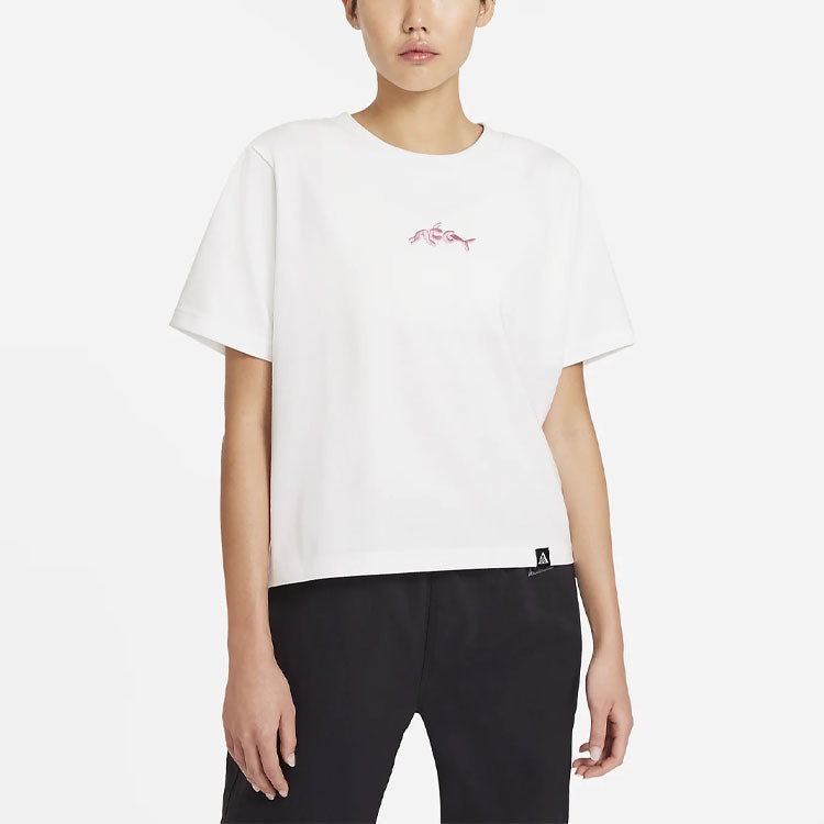 Nike (WMNS) Nike ACG Dolphin Printing Sports Round Neck Short