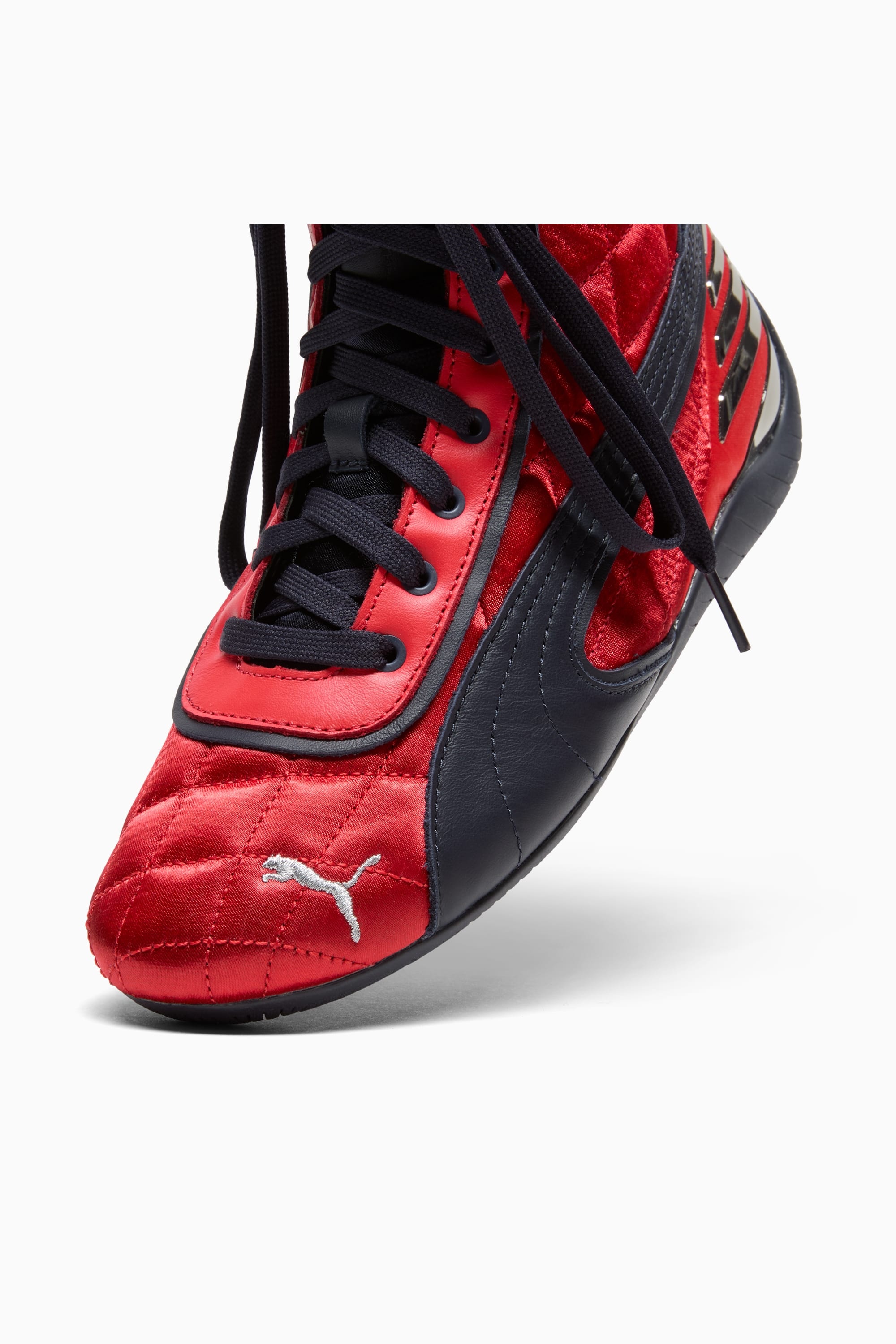 PUMA x LAQUAN SMITH Speedcat Mid Satin Women's Sneakers - 8