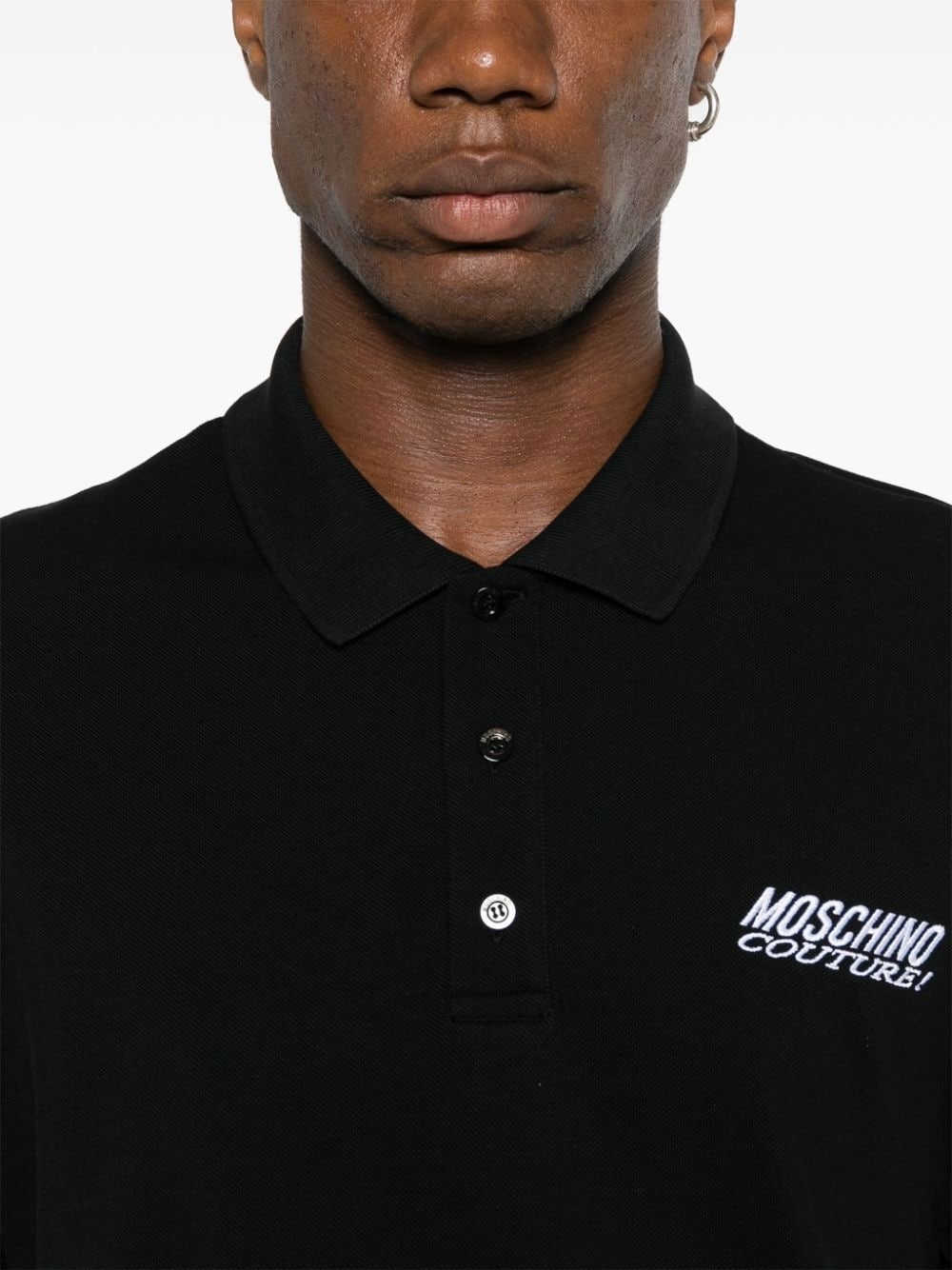 logo-embroidered polo shirt - 5