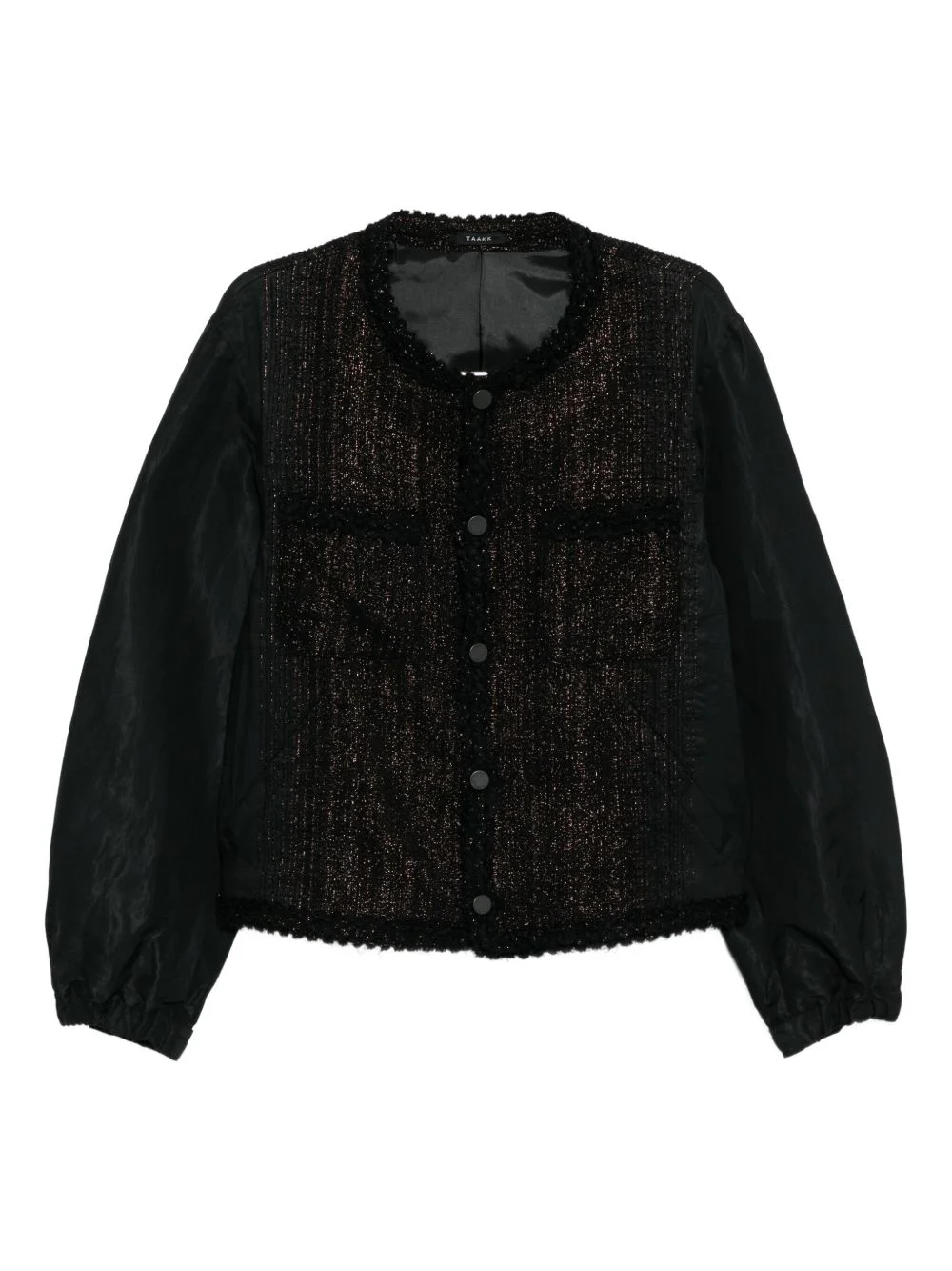 glitter-tweed jacket - 1