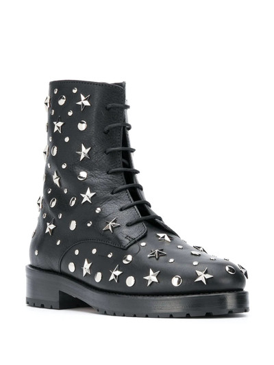 REDValentino RED(V) star studded ankle boots outlook