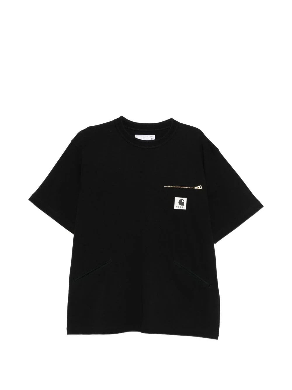 zip-pocket T-shirt - 1