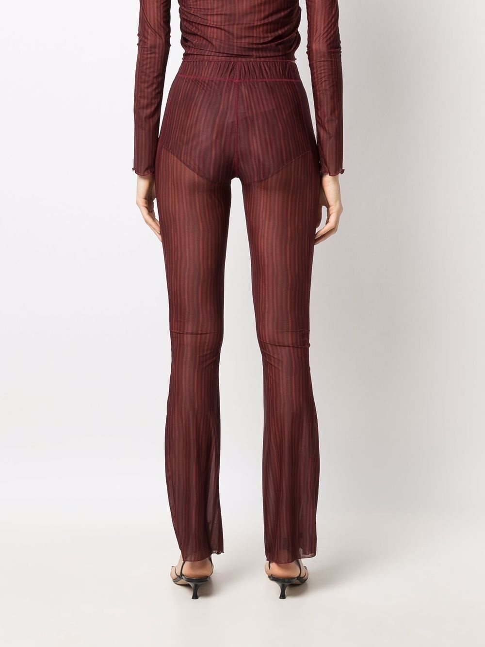 Apartment striped flared trousers - 4