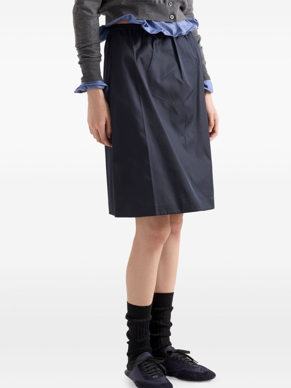 pleated midi skirt - 4
