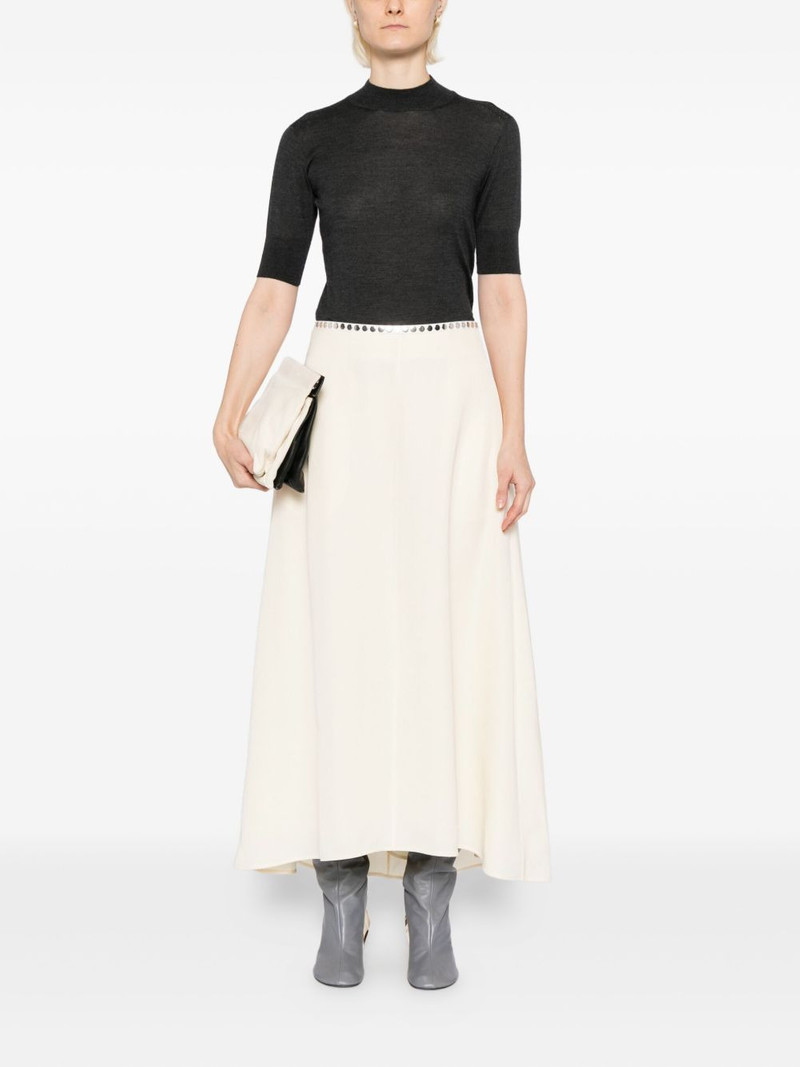 Jil Sander buttoned-waist skirt outlook