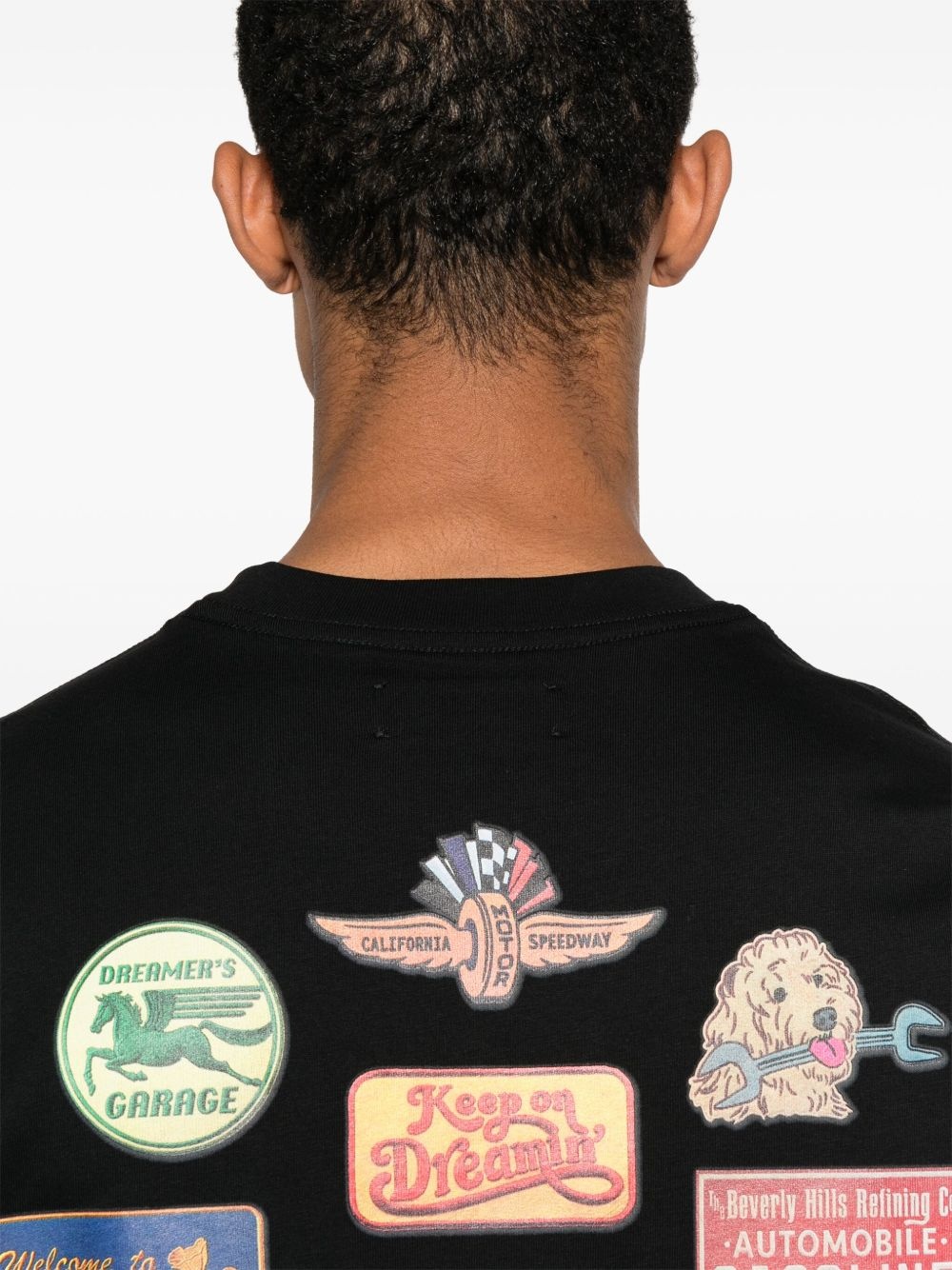 multiple-patch T-shirt - 4