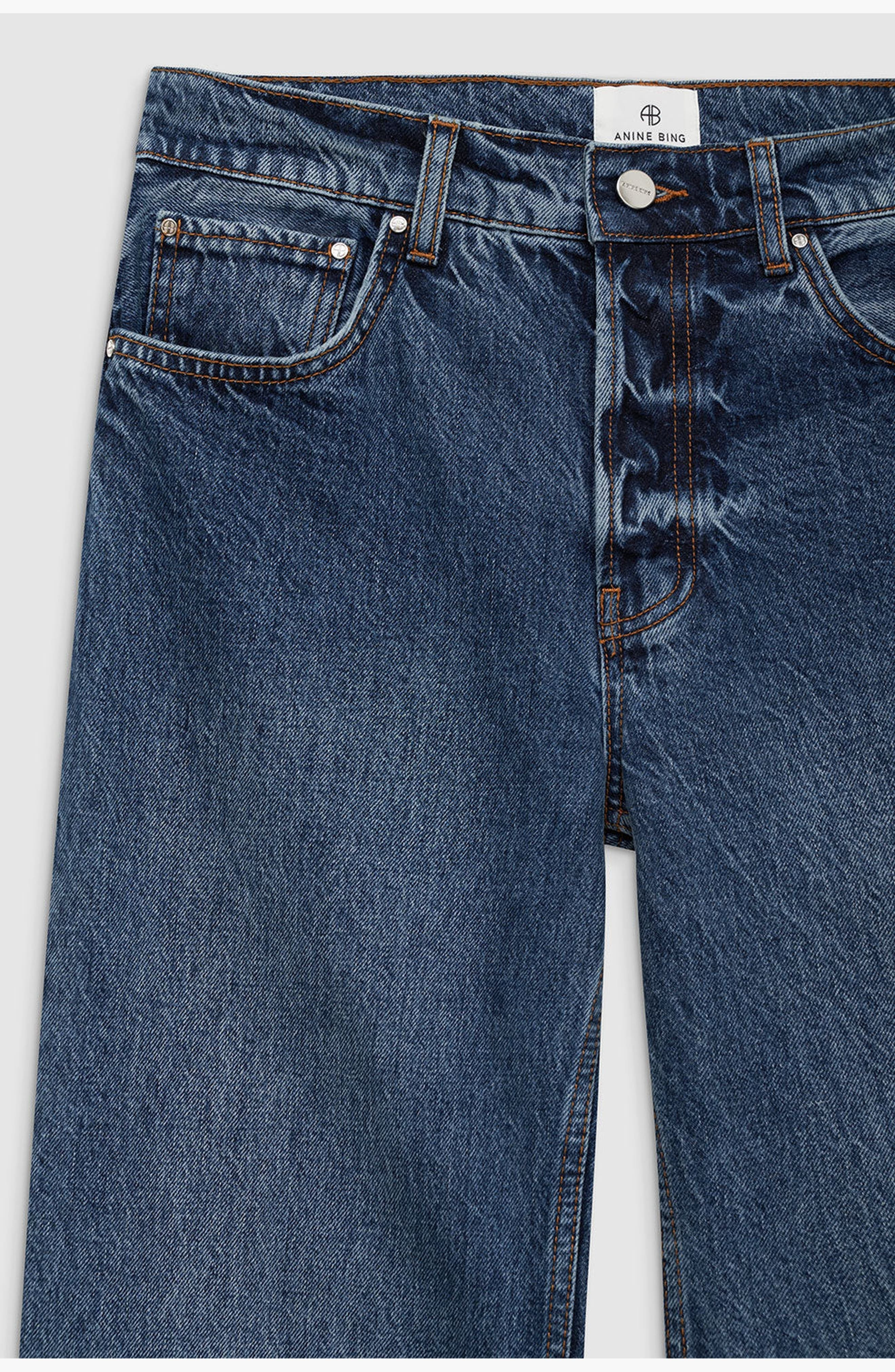 ANINE BING Hugh Jean in Dark Indigo at Nordstrom - 3