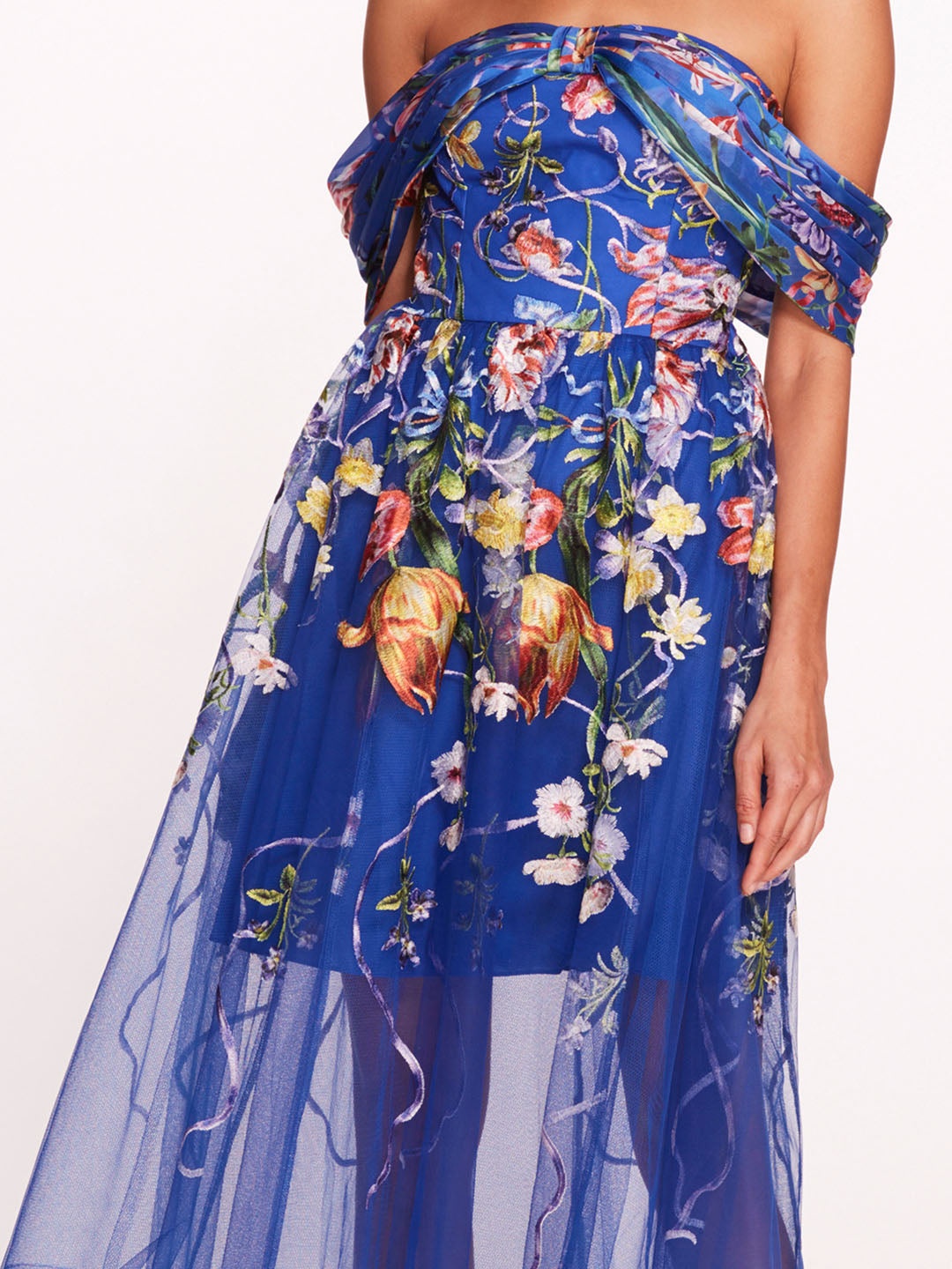 RIBBONS MIDI DRESS - 4