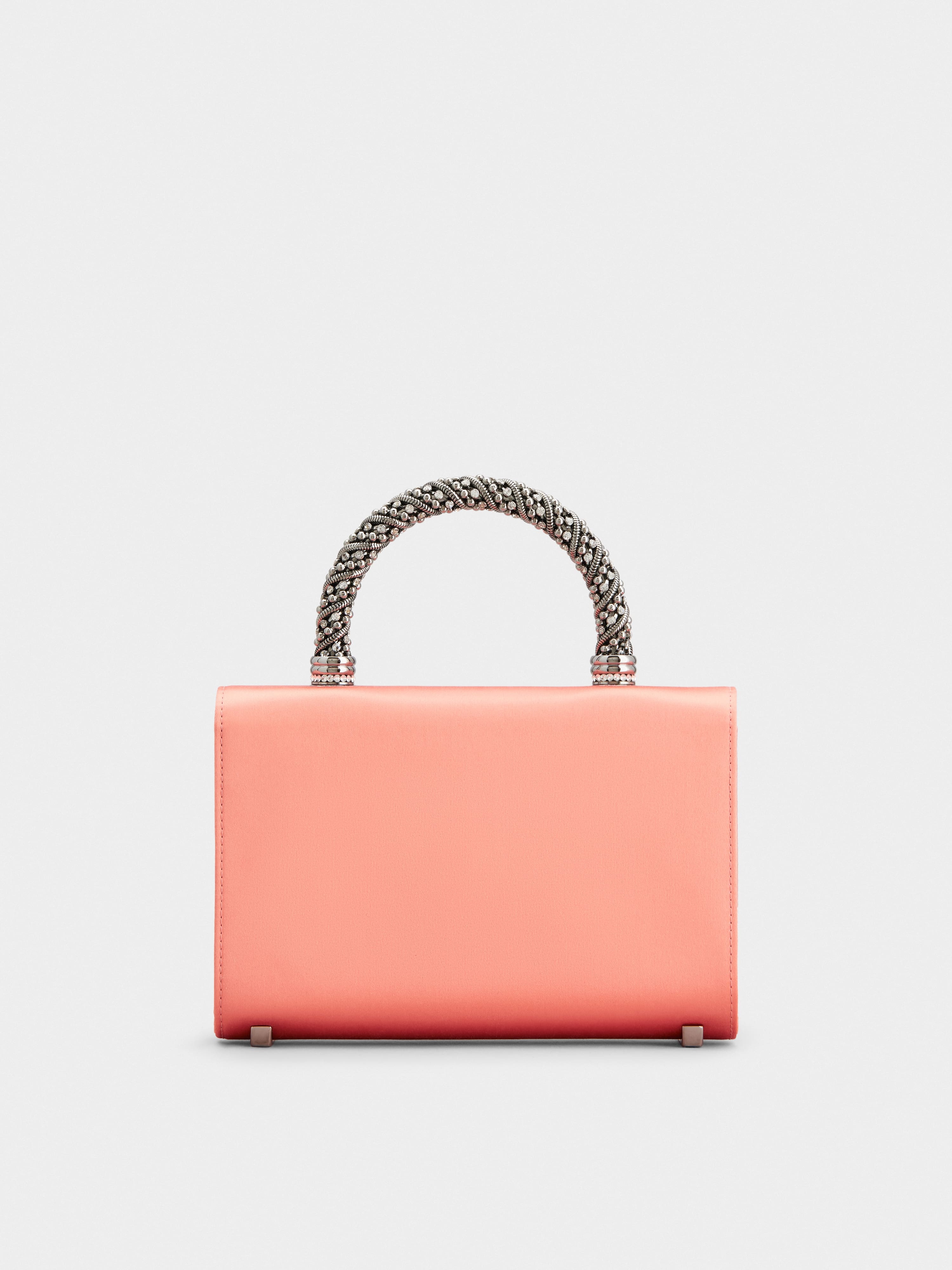 Jewel Efflorescence Mini Bag in satin - 5