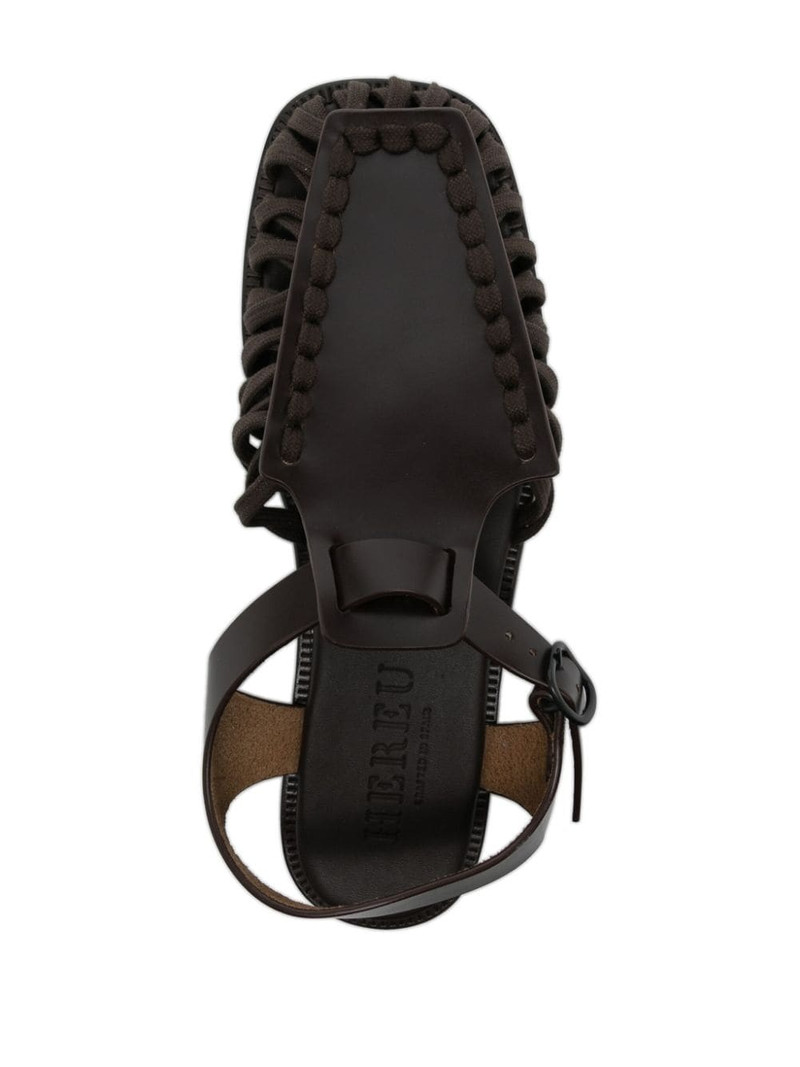 Alaro caged leather sandals 4