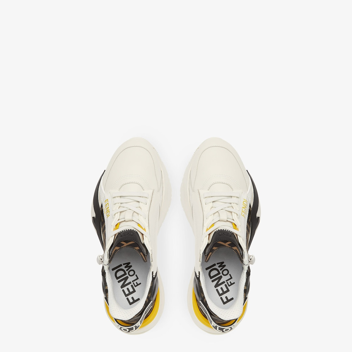White leather low-tops - 4