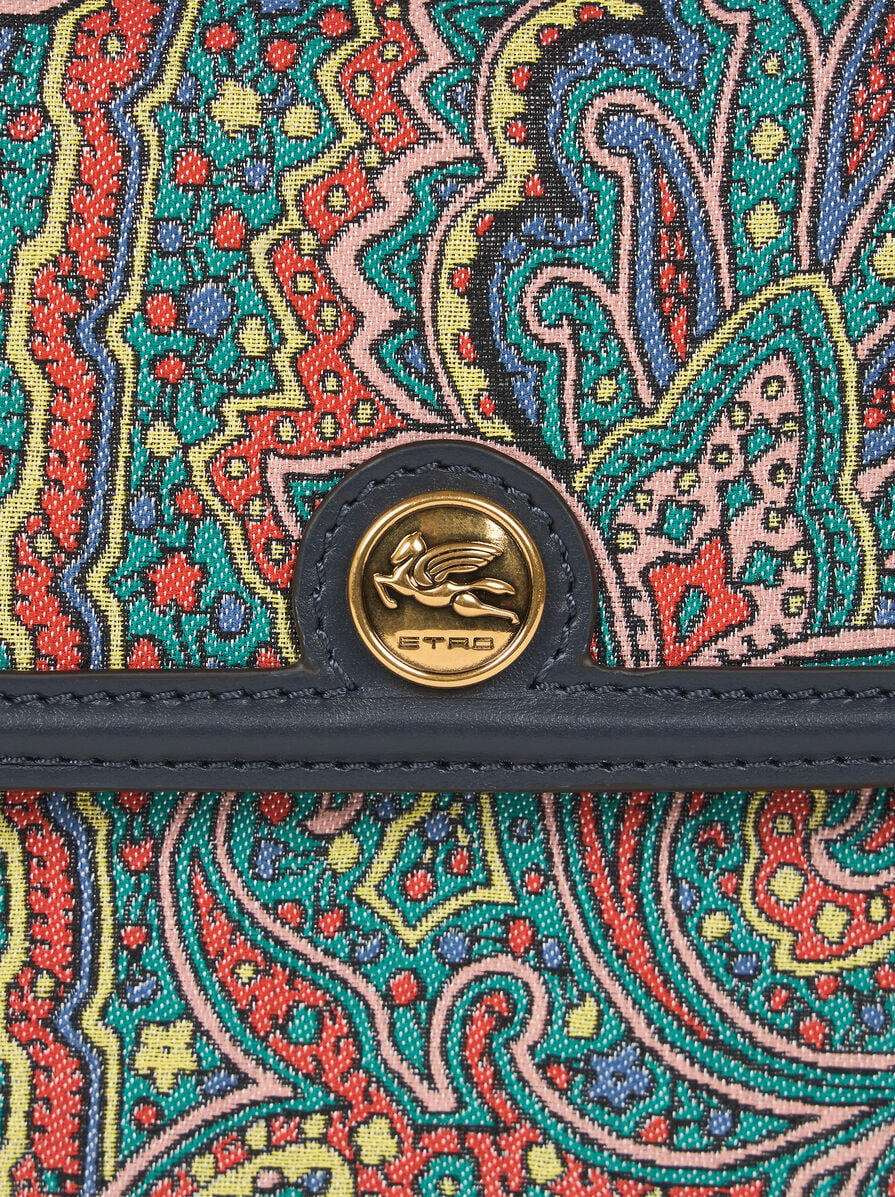 SMALL BAG WITH MULTICOLOURED PAISLEY MOTIF - 6