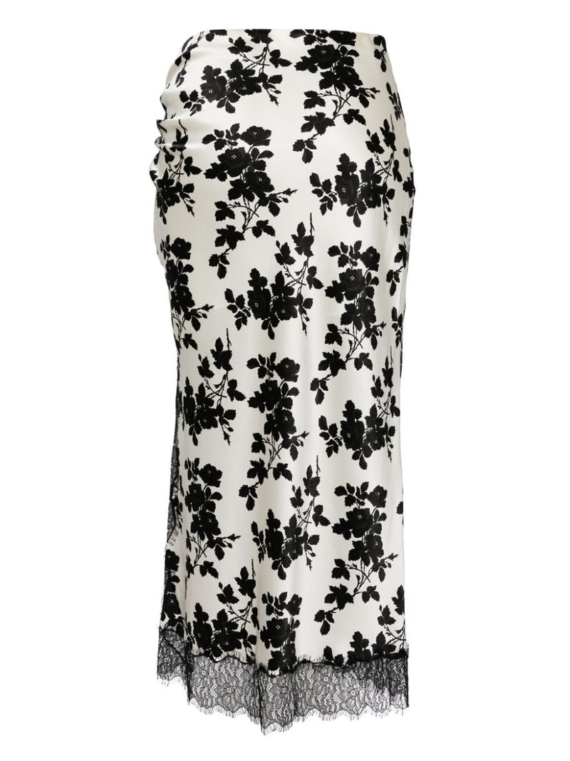 VERONICA BEARD Nasime floral-print midi skirt outlook