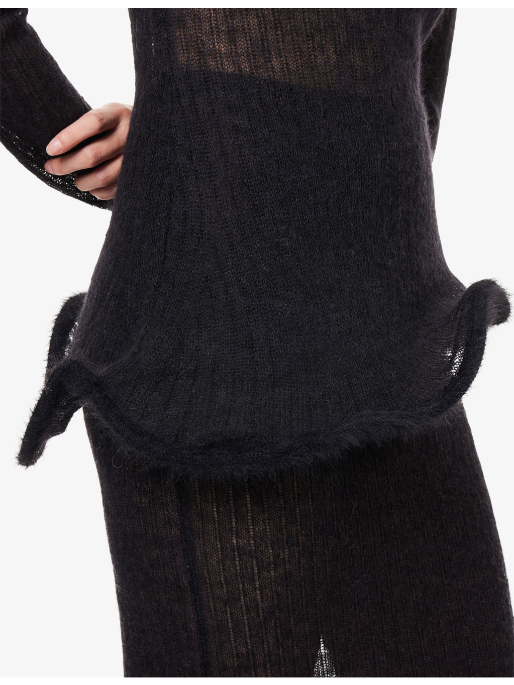 Pixie Alpaca Wavy Alpaca-Blend Top - 5