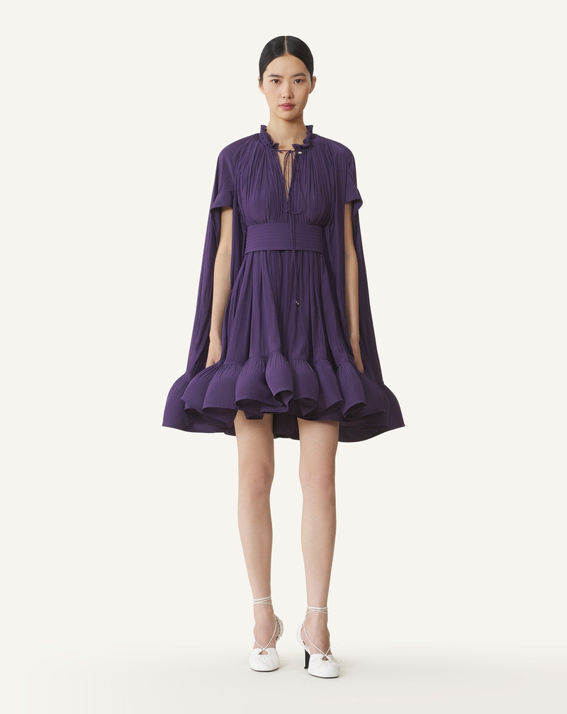 Lanvin SHORT CHARMEUSE DRESS outlook