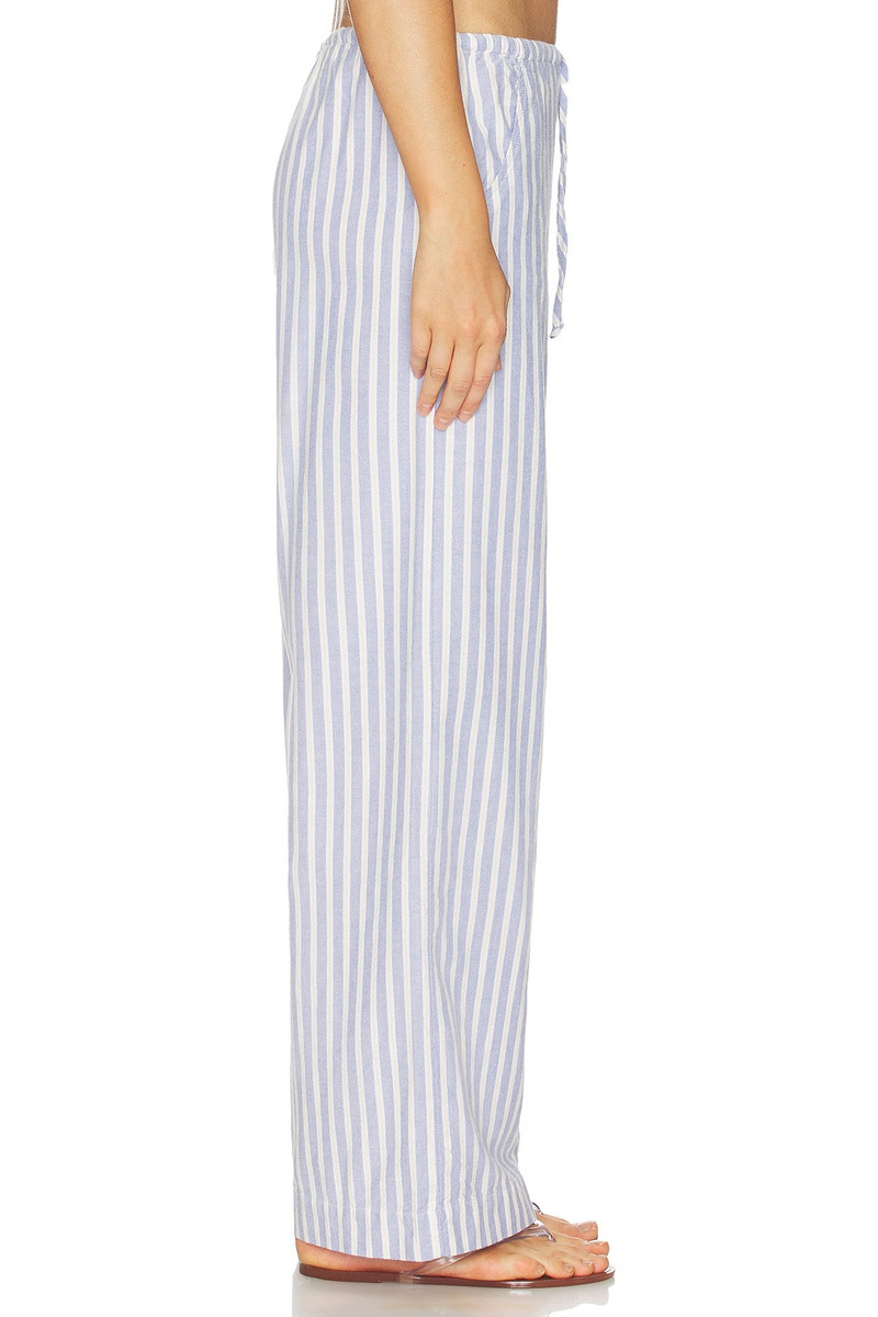 DONNI. The Oxford Stripe Drawstring Pant outlook