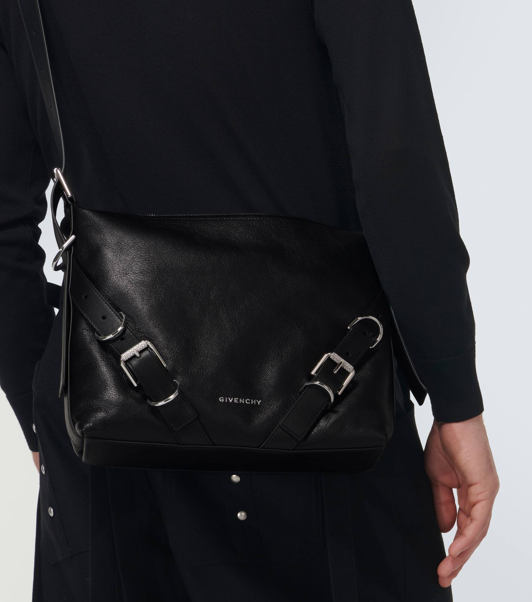 Voyou Medium leather crossbody bag - 3