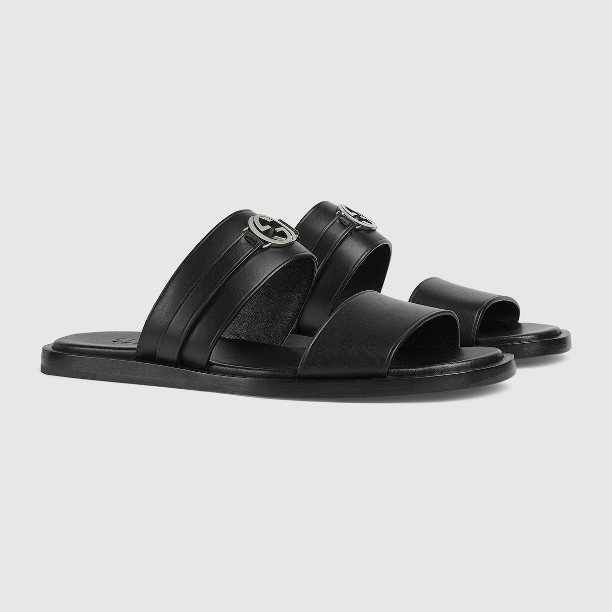 Men's sandal with Round Interlocking G - 2