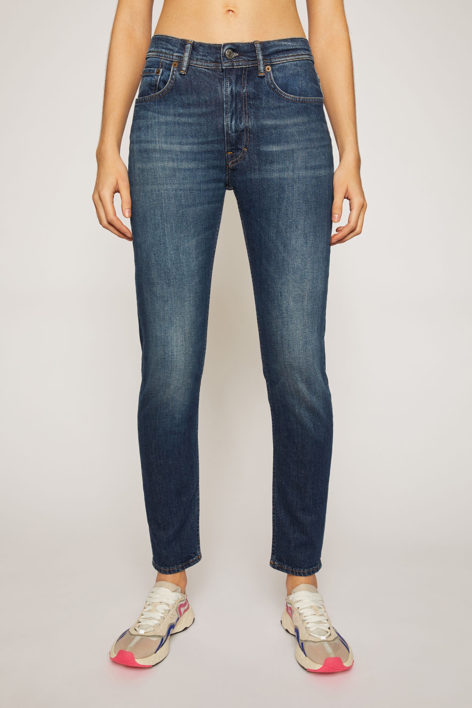 Slim tapered fit jeans dark blue - 2