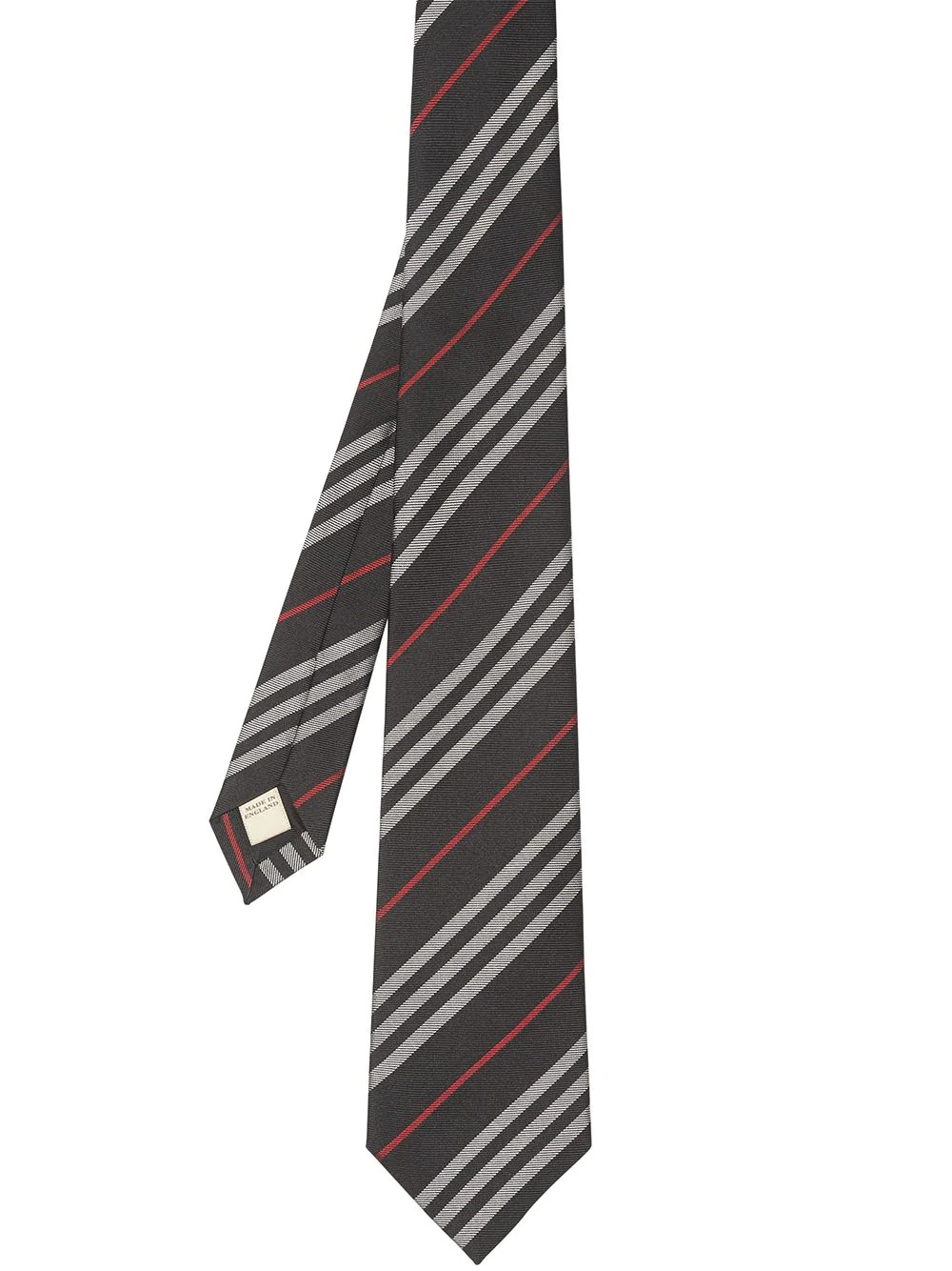 Classic Cut Striped Silk Jacquard Tie - 1