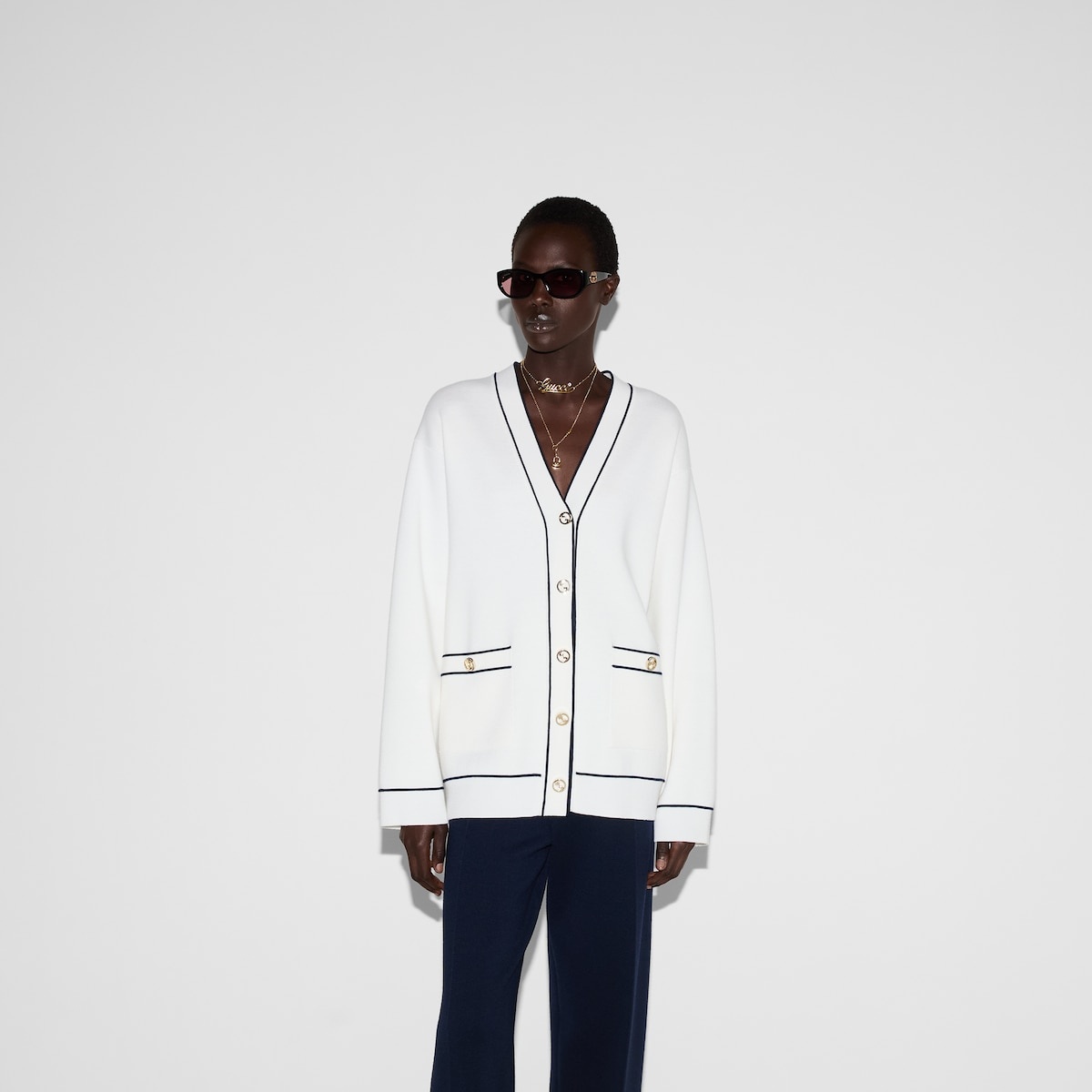 Fine wool cardigan - 3