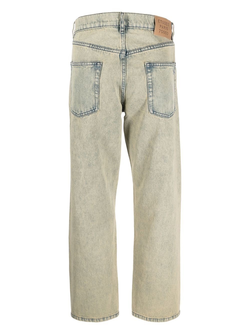overdyed regular jeans - 2
