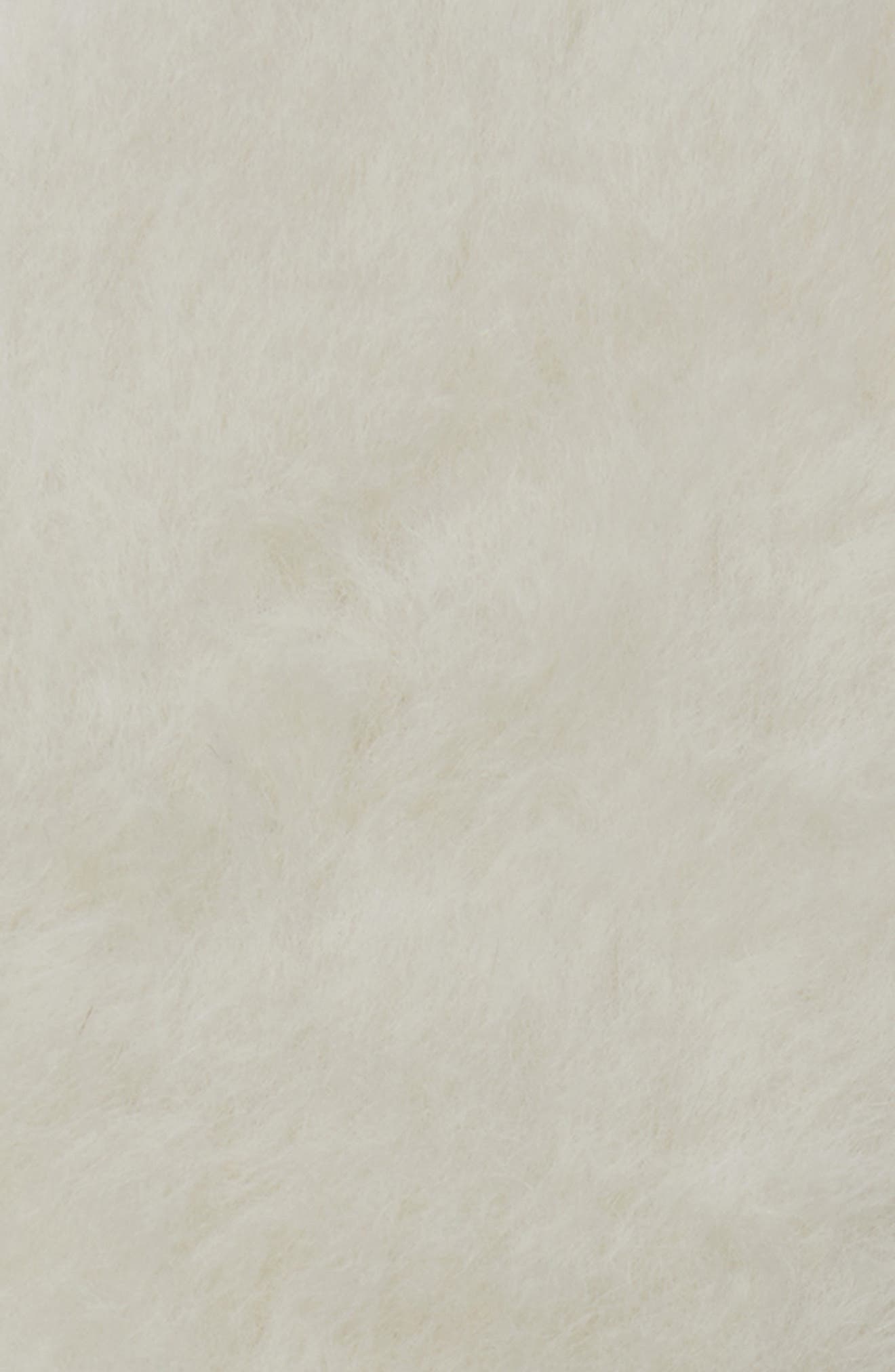 Max Mara Ombrato Teddy Mitts in Off White at Nordstrom - 2