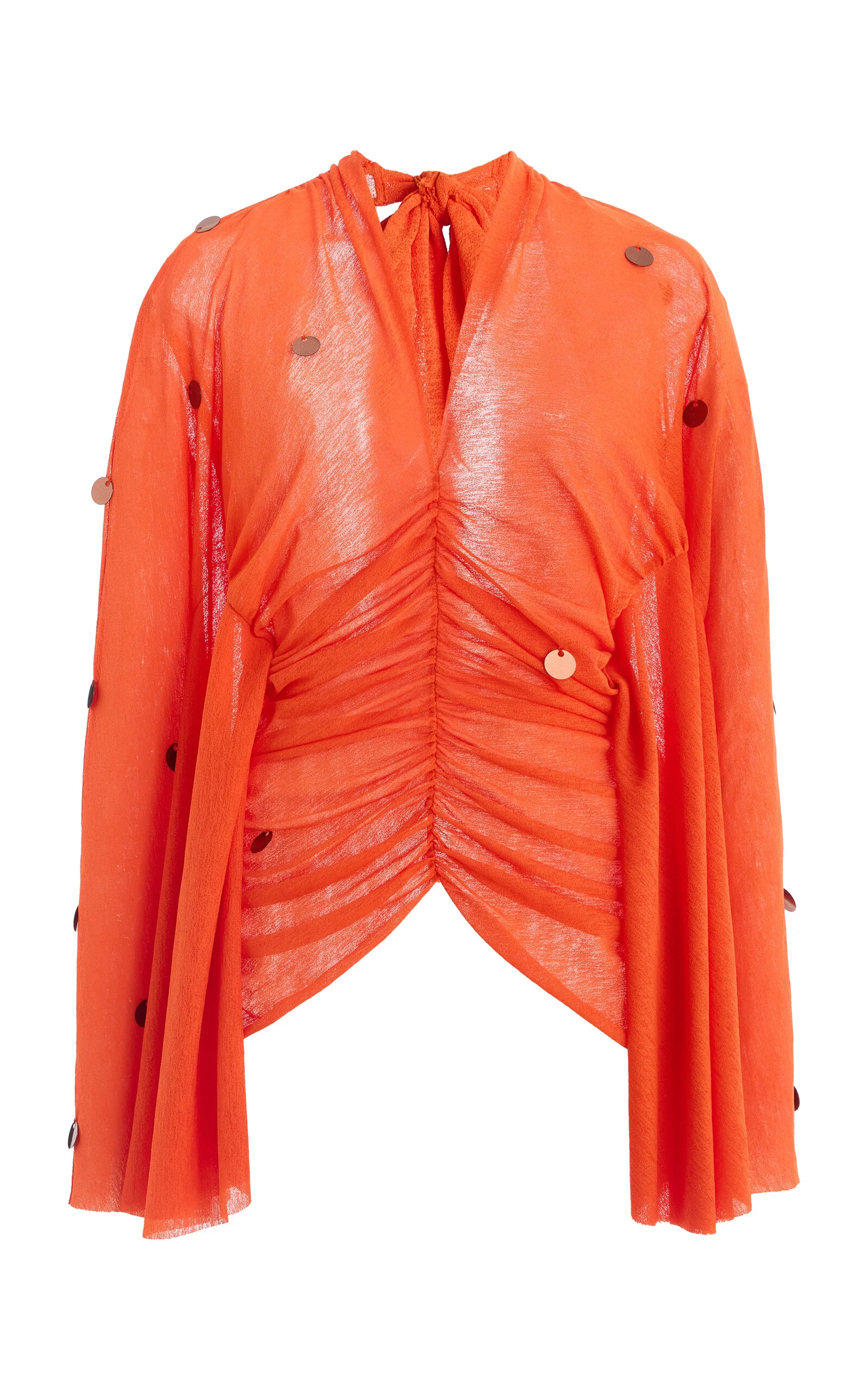 Exclusive La Isla Embellished Jersey Top orange - 1