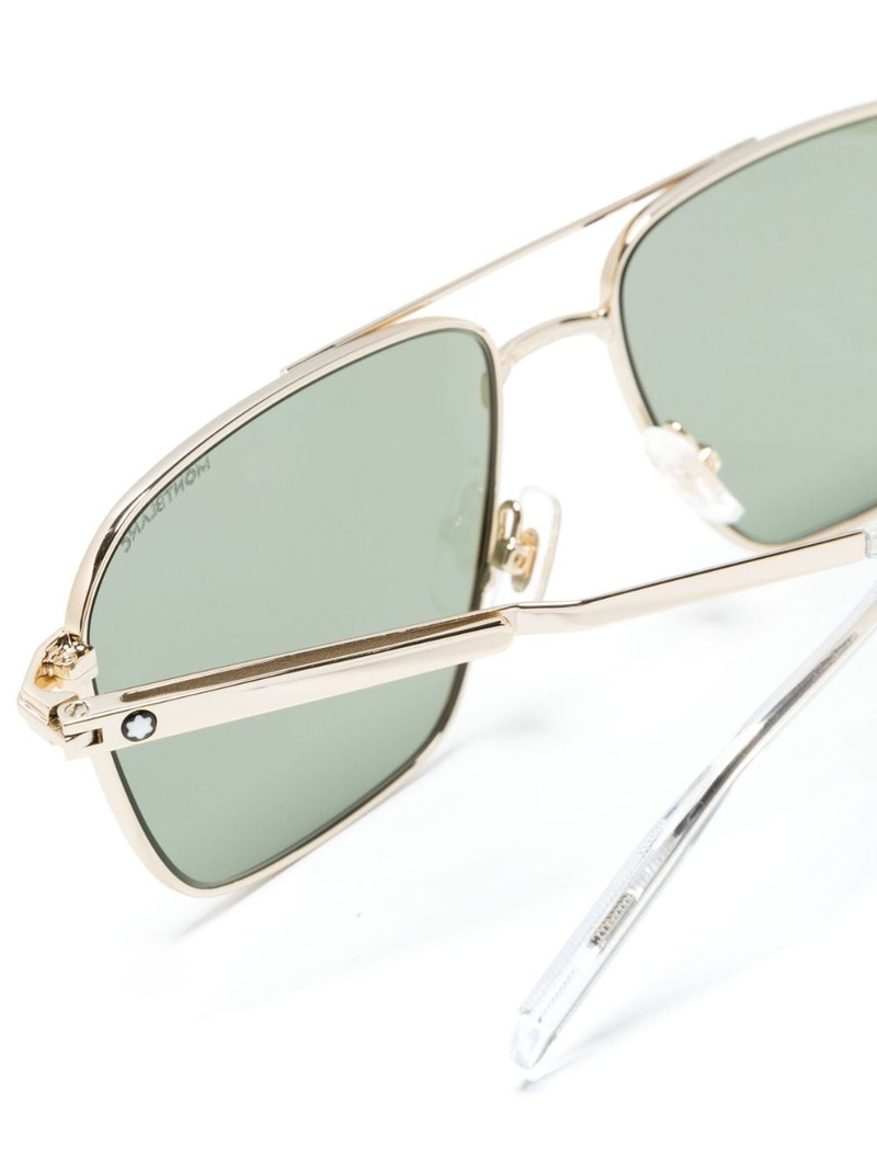 logo-plaque square-frame sunglasses 3