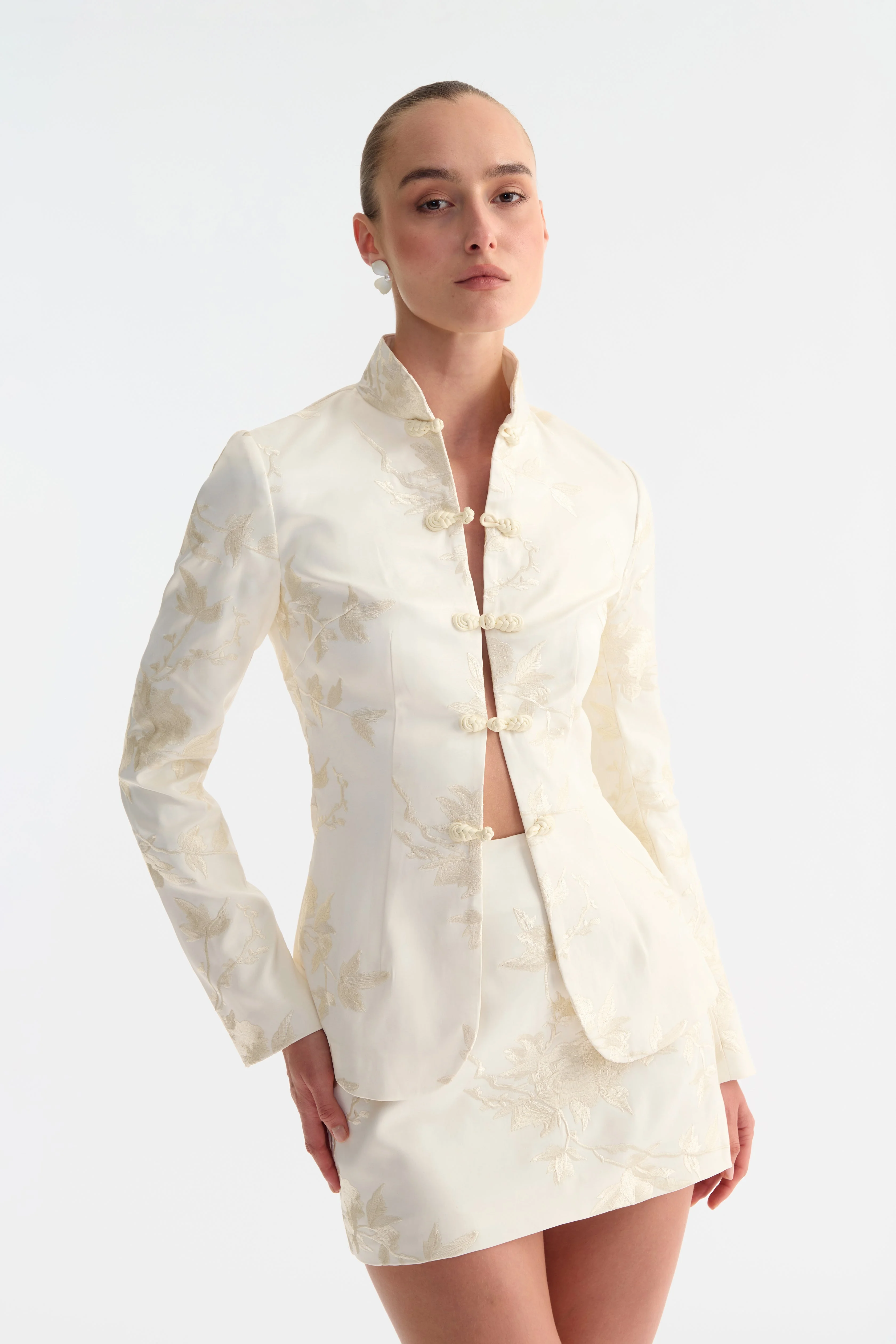 ROAN SATIN TANG JACKET - 1